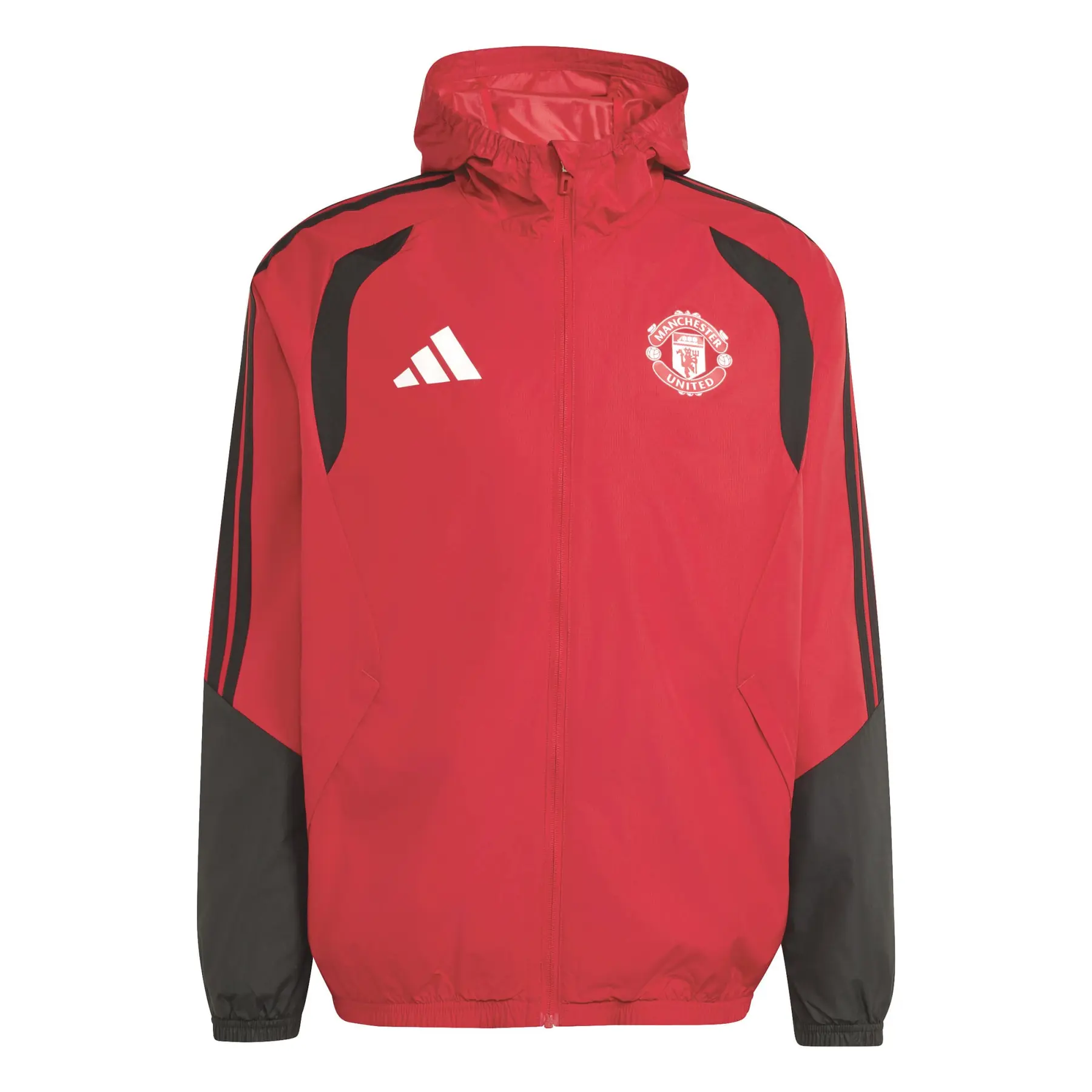 Adidas Men's Rouge Manchester United Waterproof Jacket Tiro 2026/27