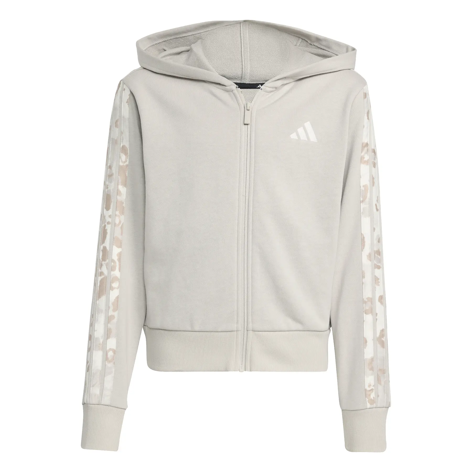 4068807473416 - Trainingsjacke für Mädchen adidas Animal French Terry 3 Stripes