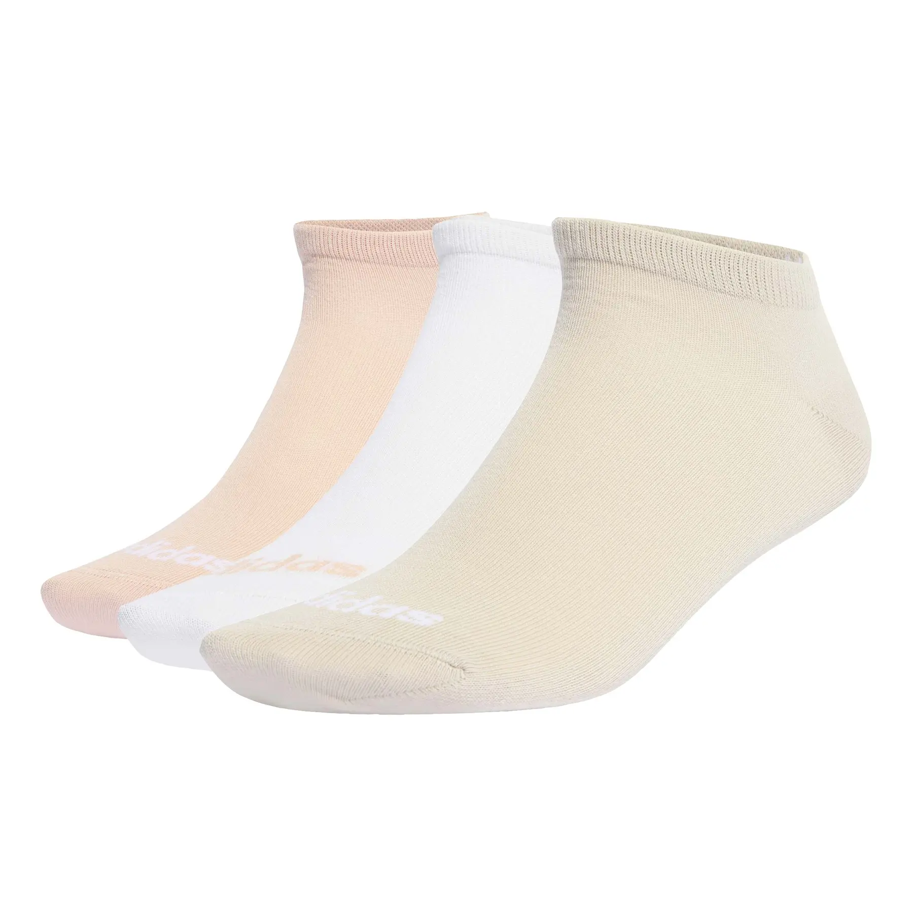 Adidas Beige Ankle Socks (X3)