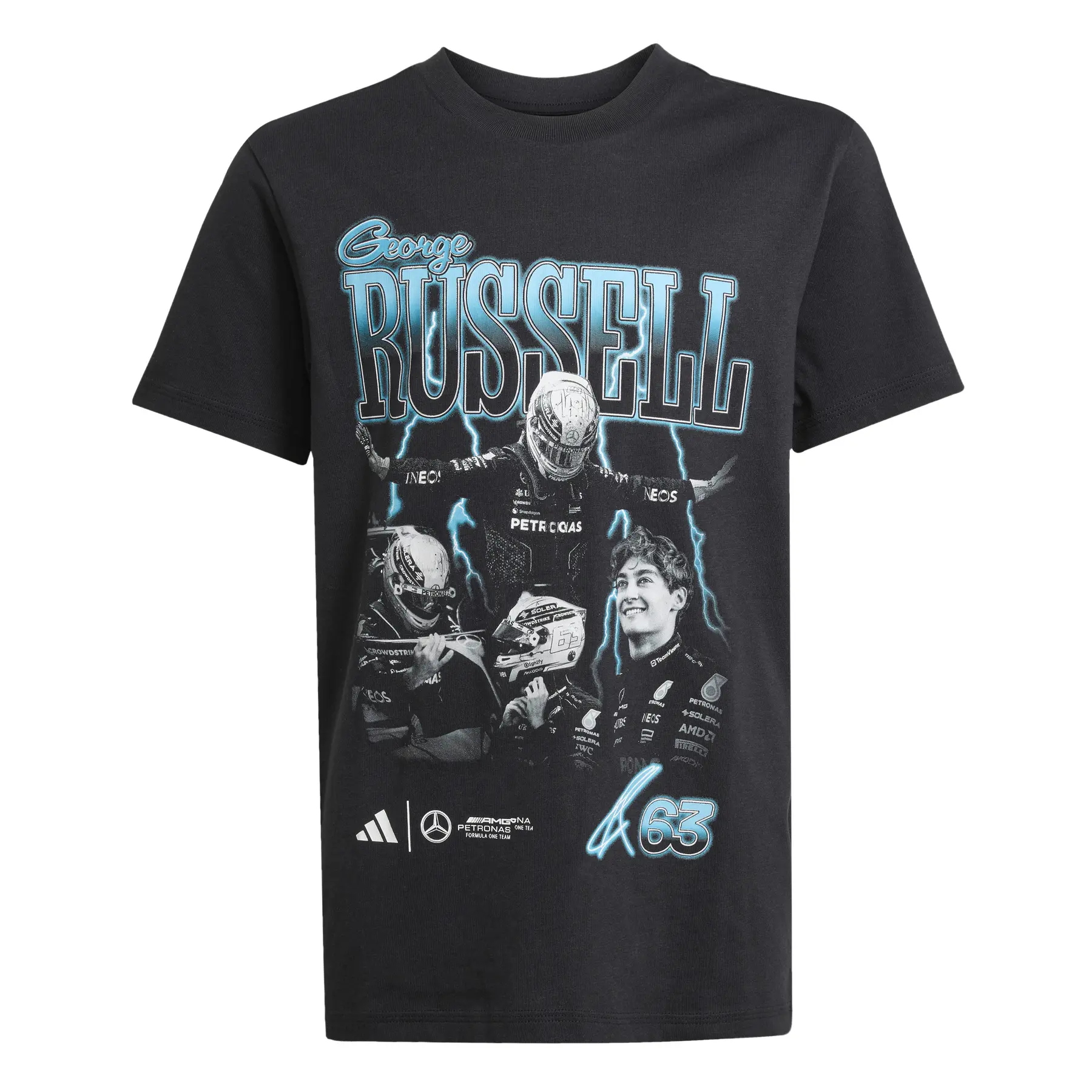 4068804433833 - Mercedes AMG Kinder T-Shirt Petronas Formula One Team George Russell