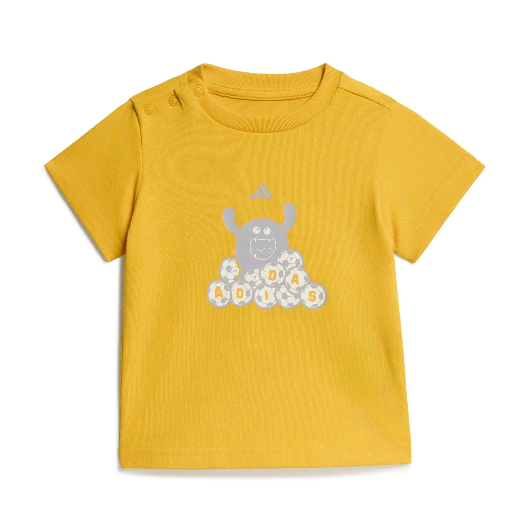 Adidas Unisex Infant Jaune Baby T-Shirt Tiro_nsters Graphic