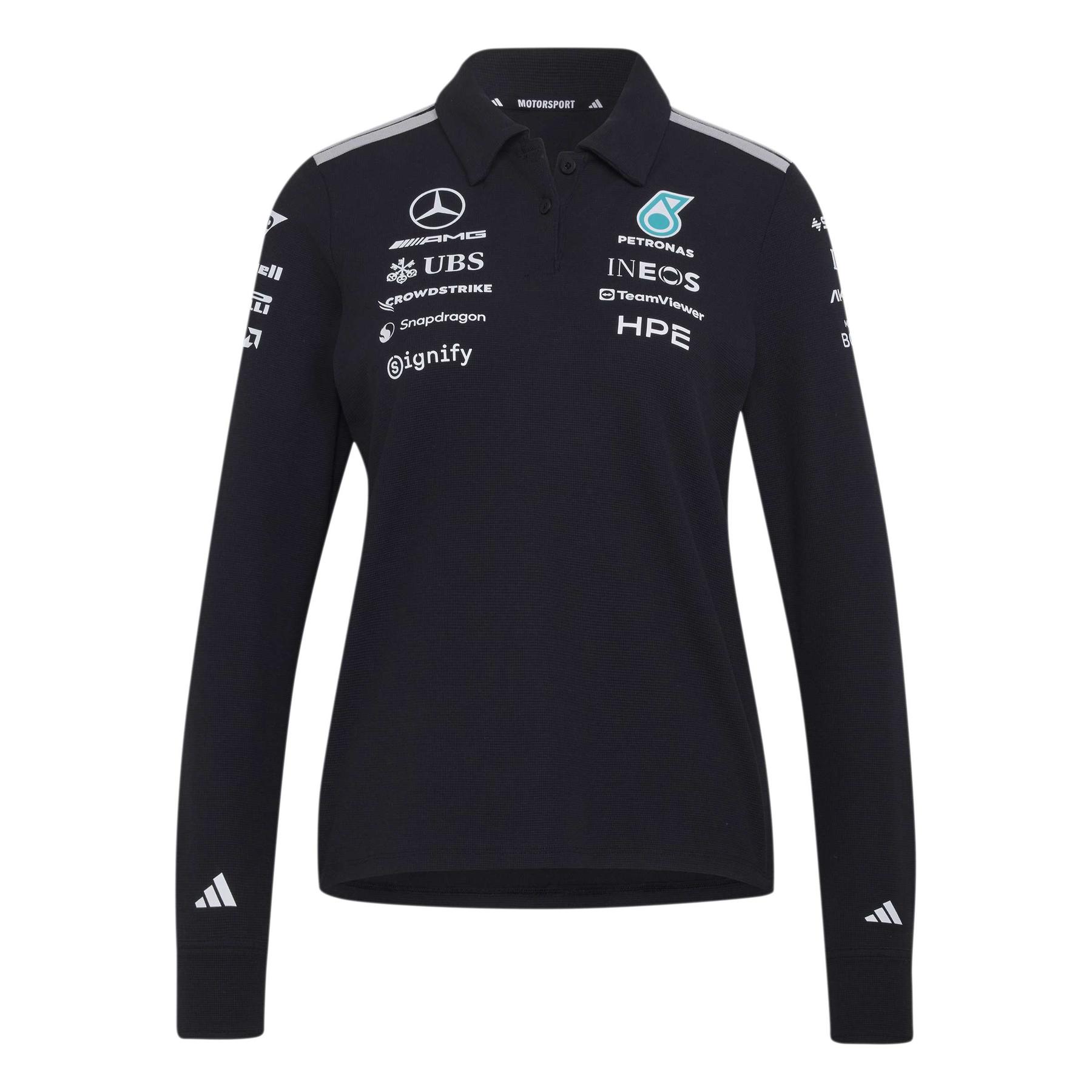 4068819144632 - Langarm-Poloshirt für Frauen Mercedes AMG Petronas Formula 1 Team Engineers