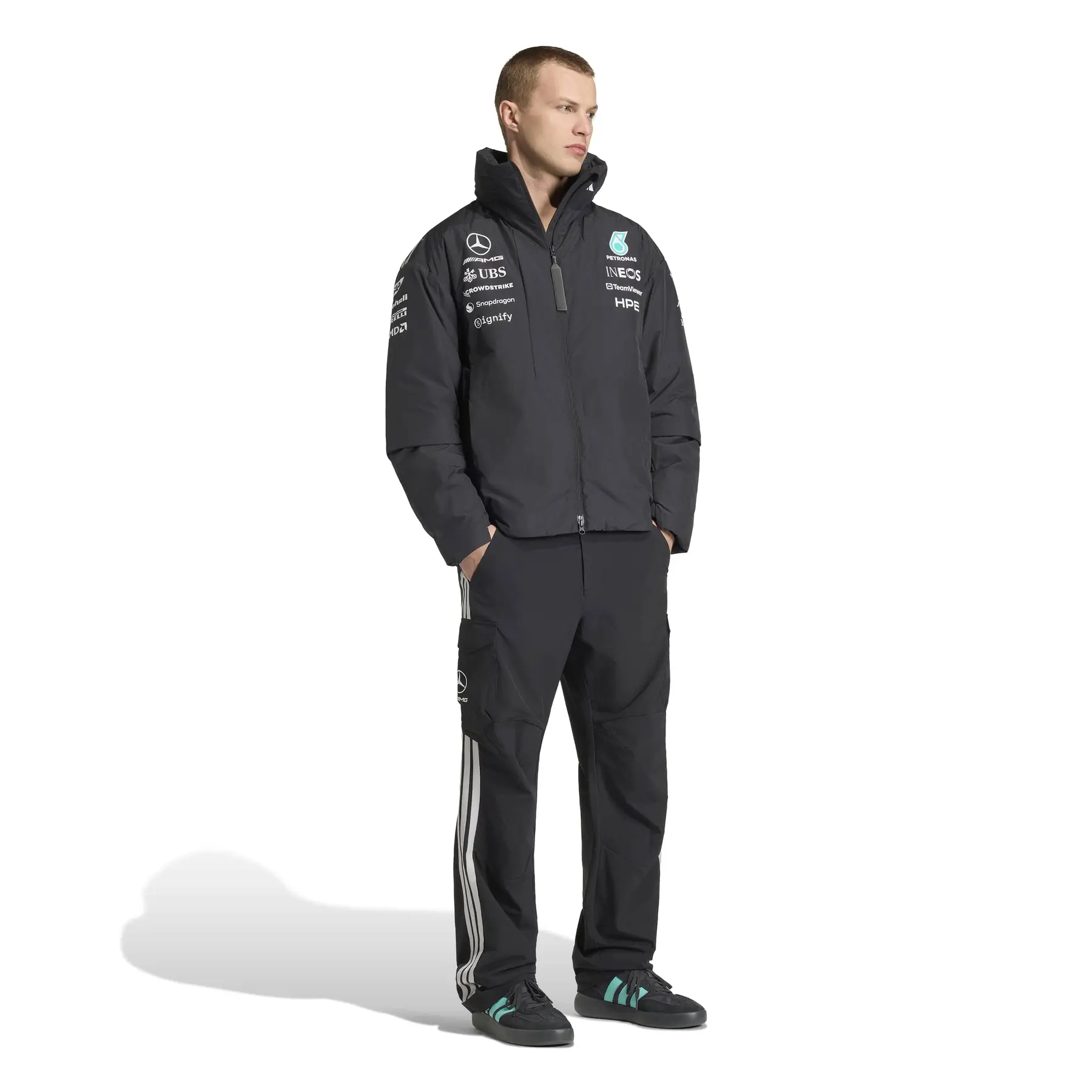 Mercedes AMG waterproof jacket Petronas Formula One Team Engineers