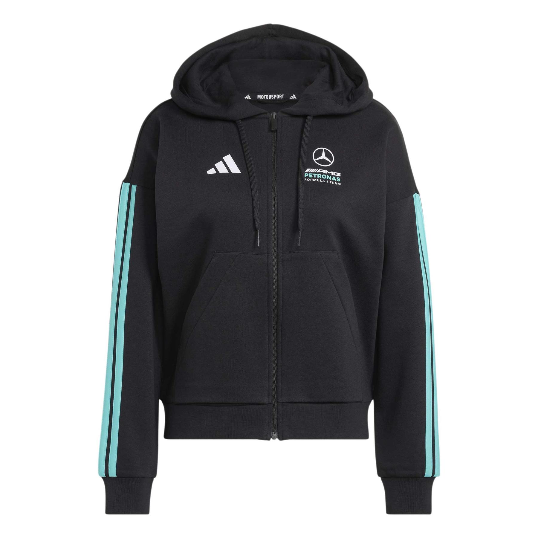 4068819404934 - Mercedes AMG Damen Sweatjacke mit Kapuze Petronas Formula One Team DNA