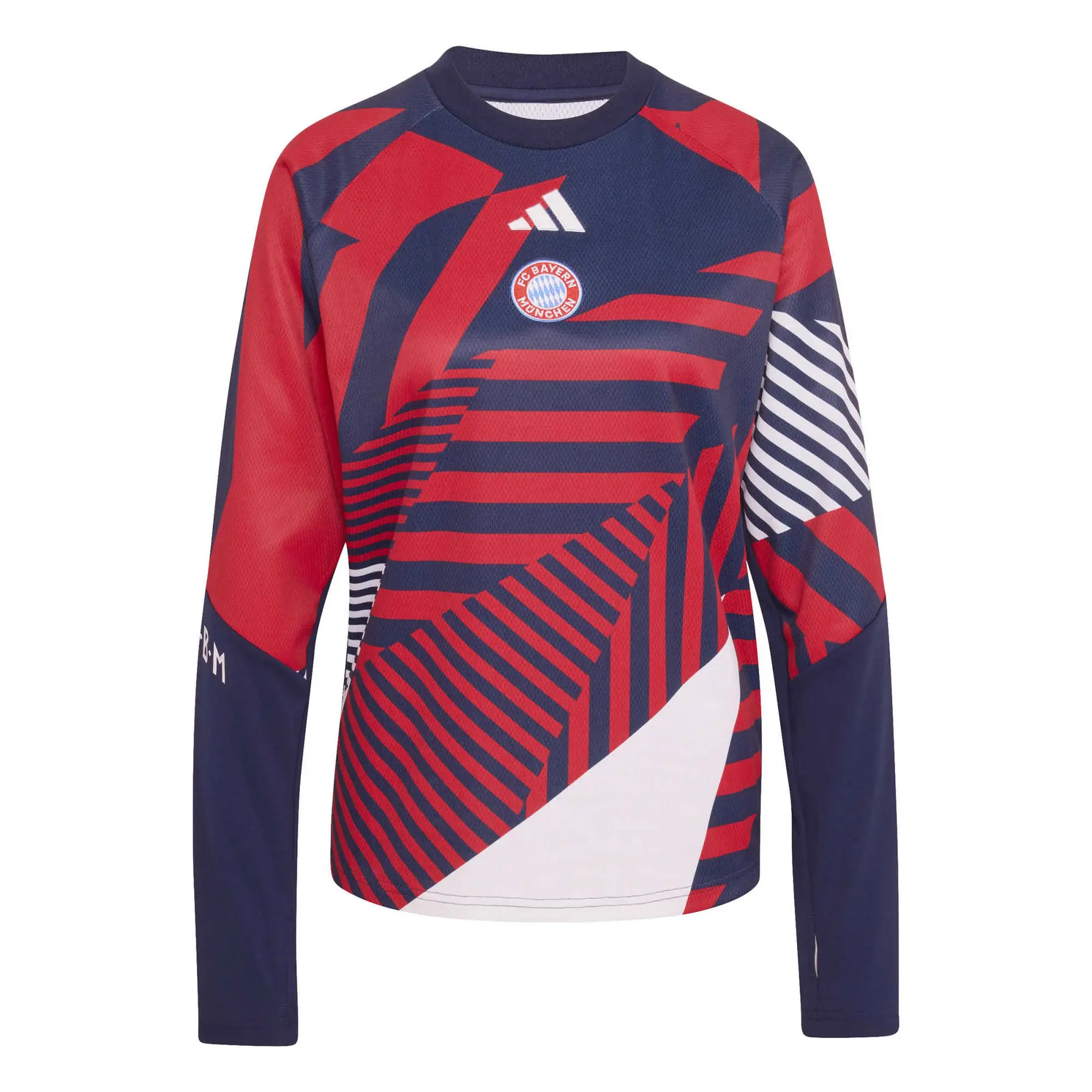 Bayern München Damen Prematch Sweatshirt 2026/27 - Bleu - female - Size: 2XS