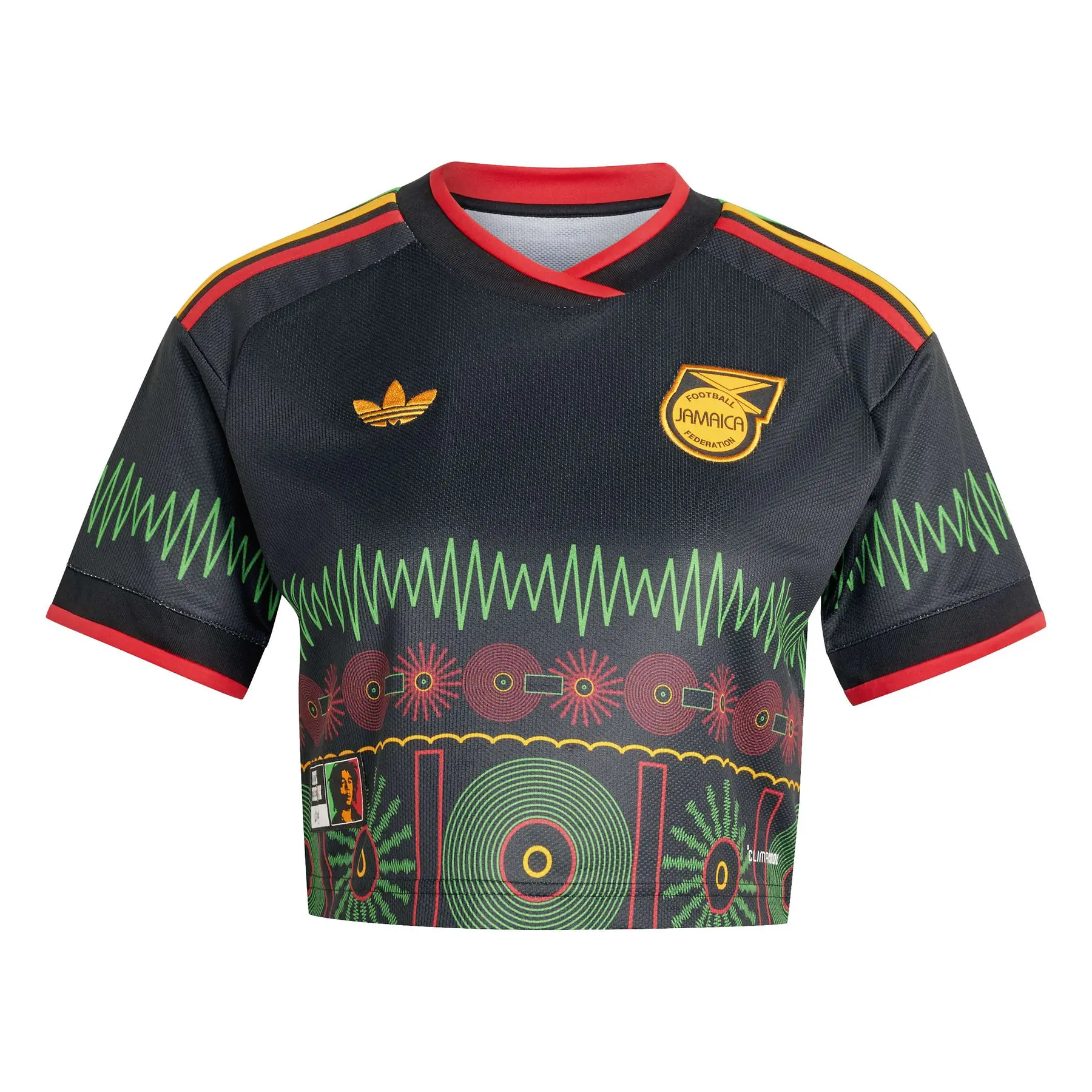 Jamaika Auswärts-Crop-Top für Damen Coupe du Monde 2026 - Noir - female - Size: 2XL