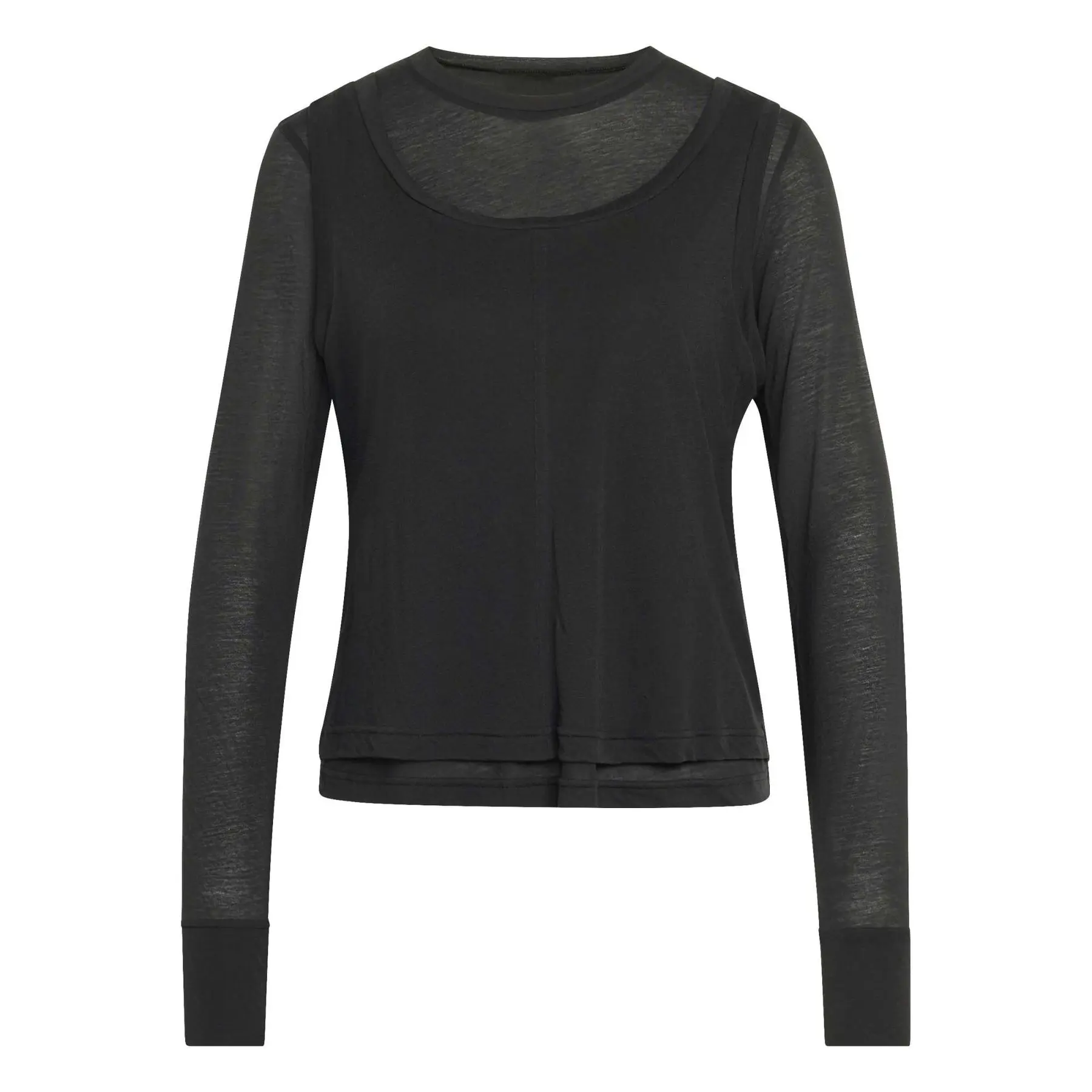 Maglietta a manica lunga da donna adidas Soft Lux Sheer
