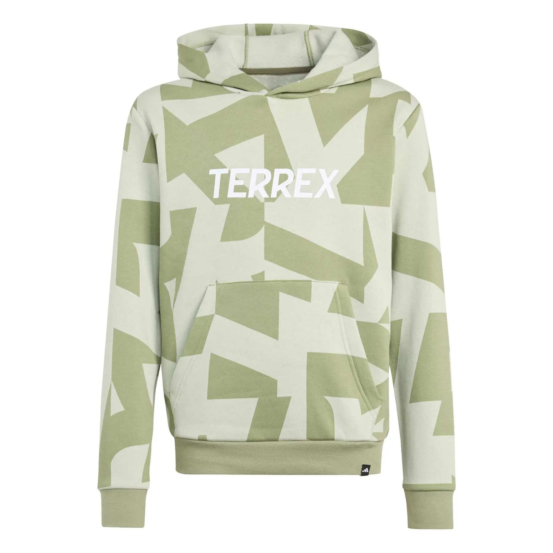 Adidas Unisex Kids Vert Hooded Sweatshirt With Children's Logo Terrex