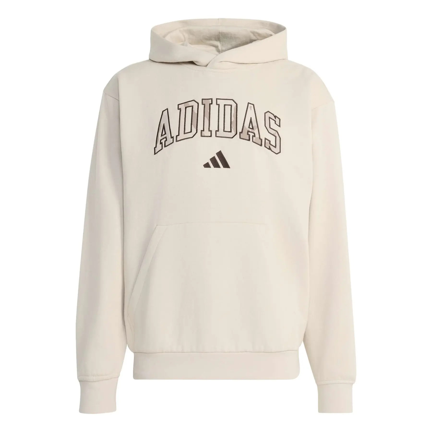 Adidas Beige Hooded Sweatshirt Essentials Camo
