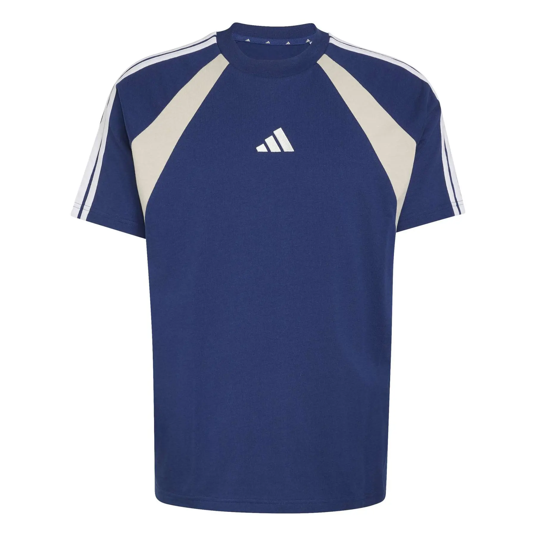 Adidas Bleu T-Shirt Seasonal Essentials Colorblock