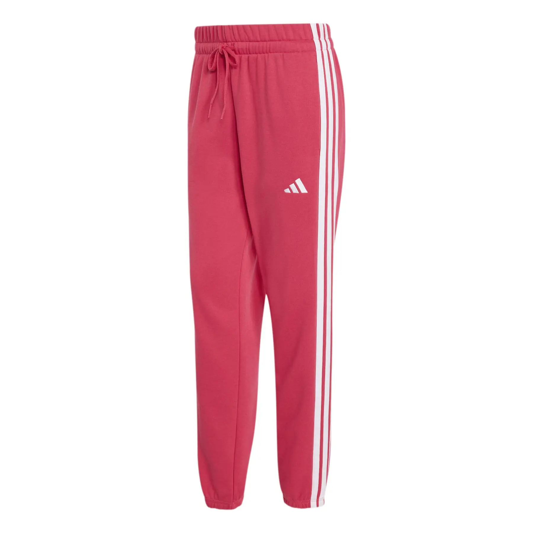 Adidas Women's Rose Joggers Essentials 3-Stripes Cuffed