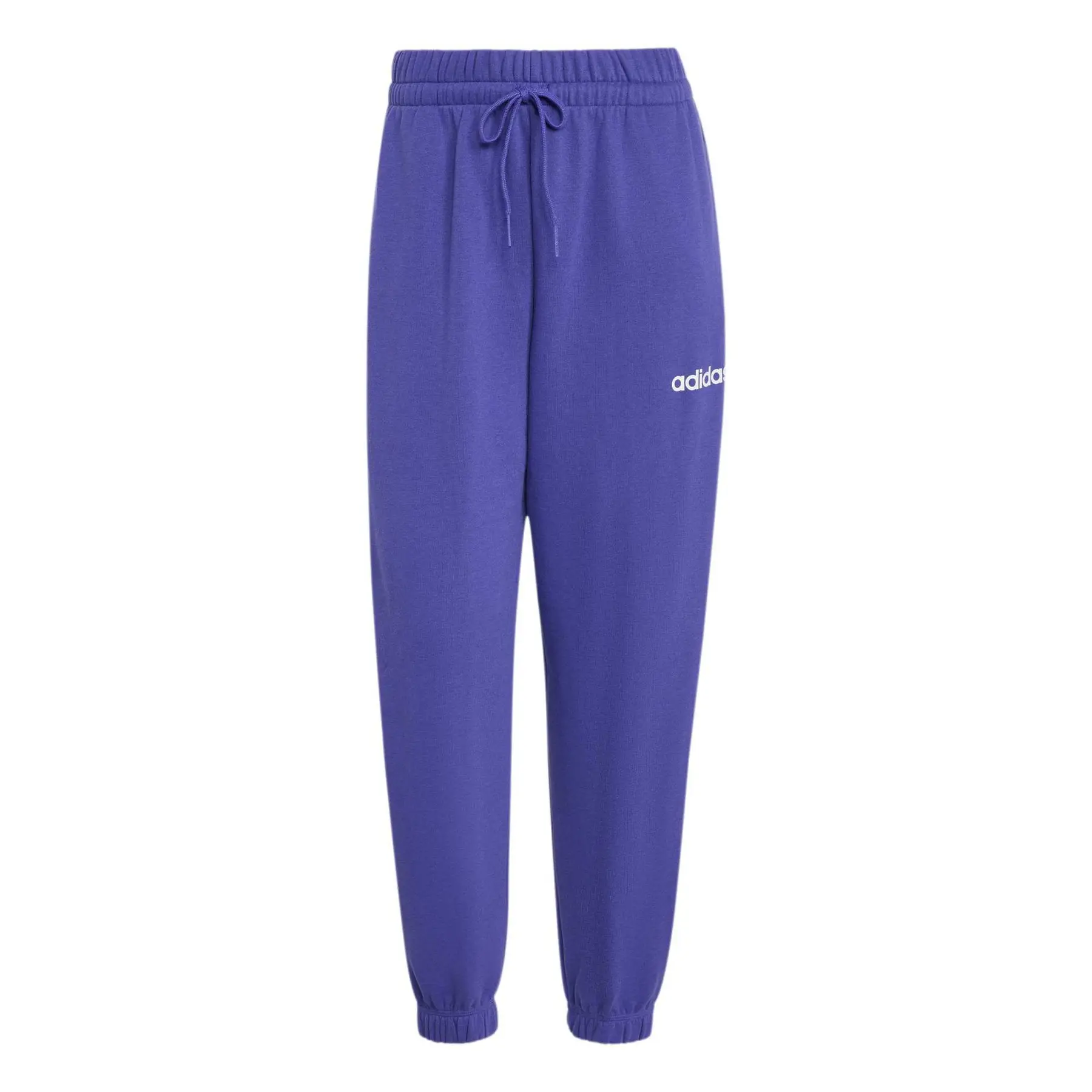 Adidas Women's Violet Joggers Essentials Linear Cuffed
