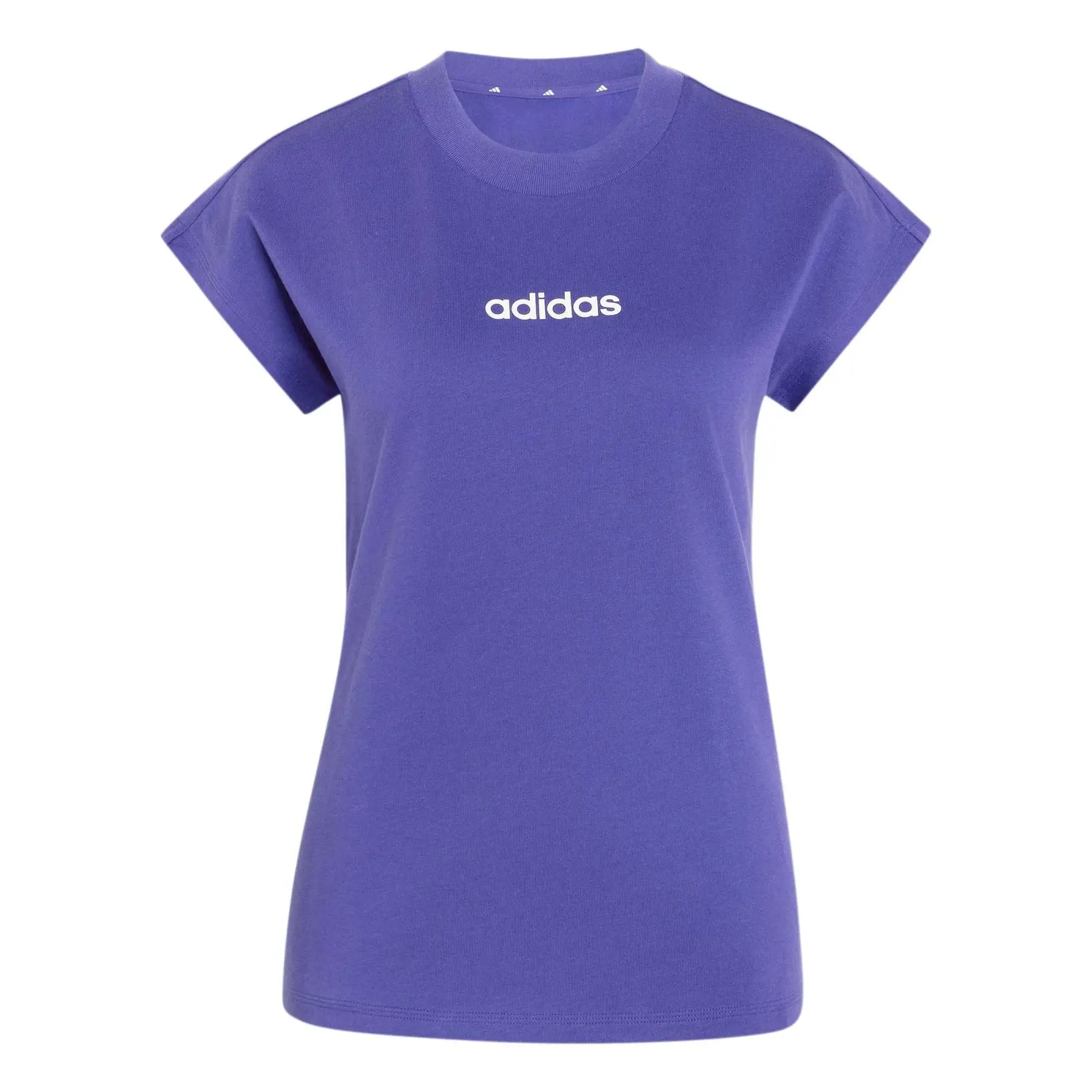 Adidas Women's Violet T-Shirt Essentials Linear