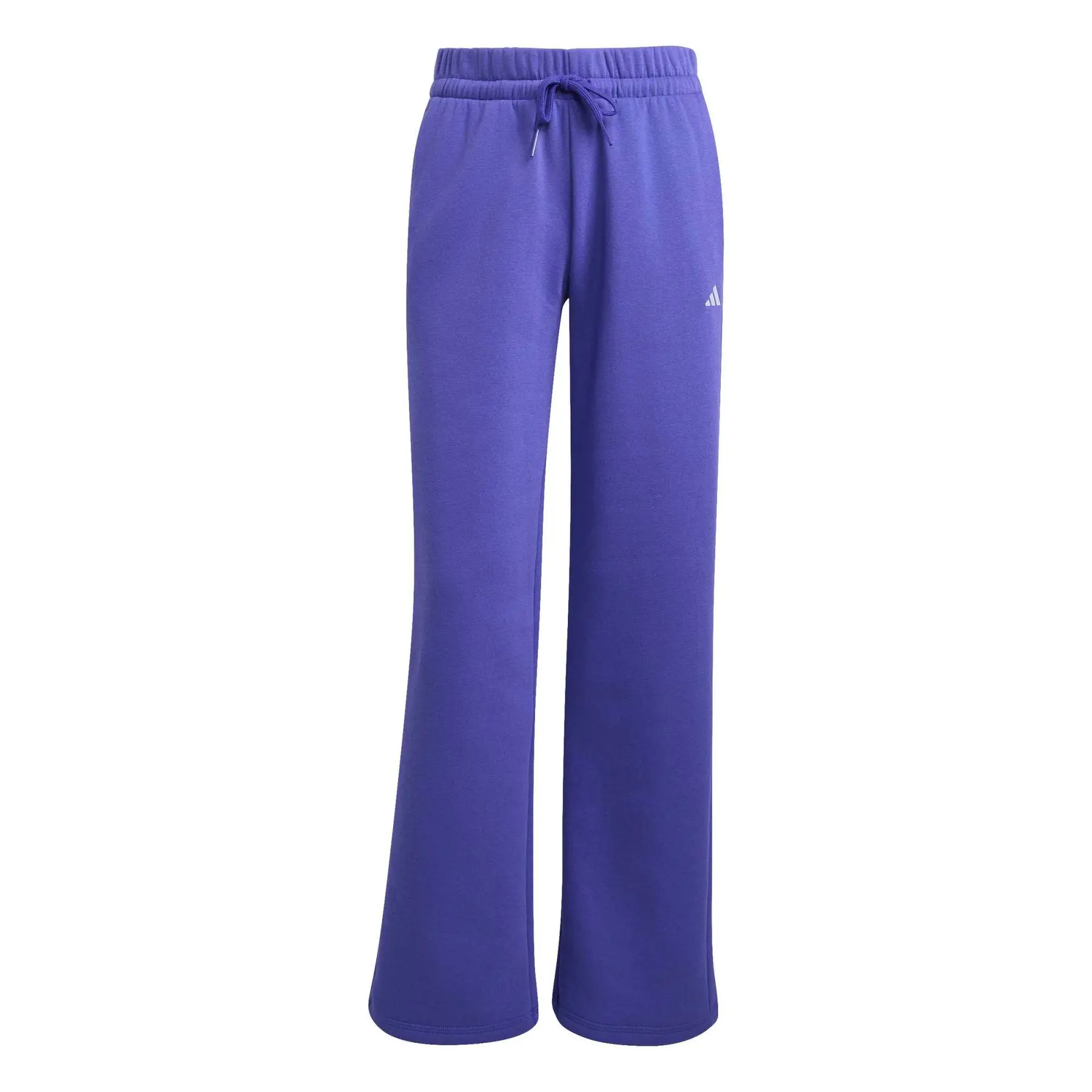 Adidas Women's Violet Open Hem Joggers Essentials Small Logo Feel Cozy