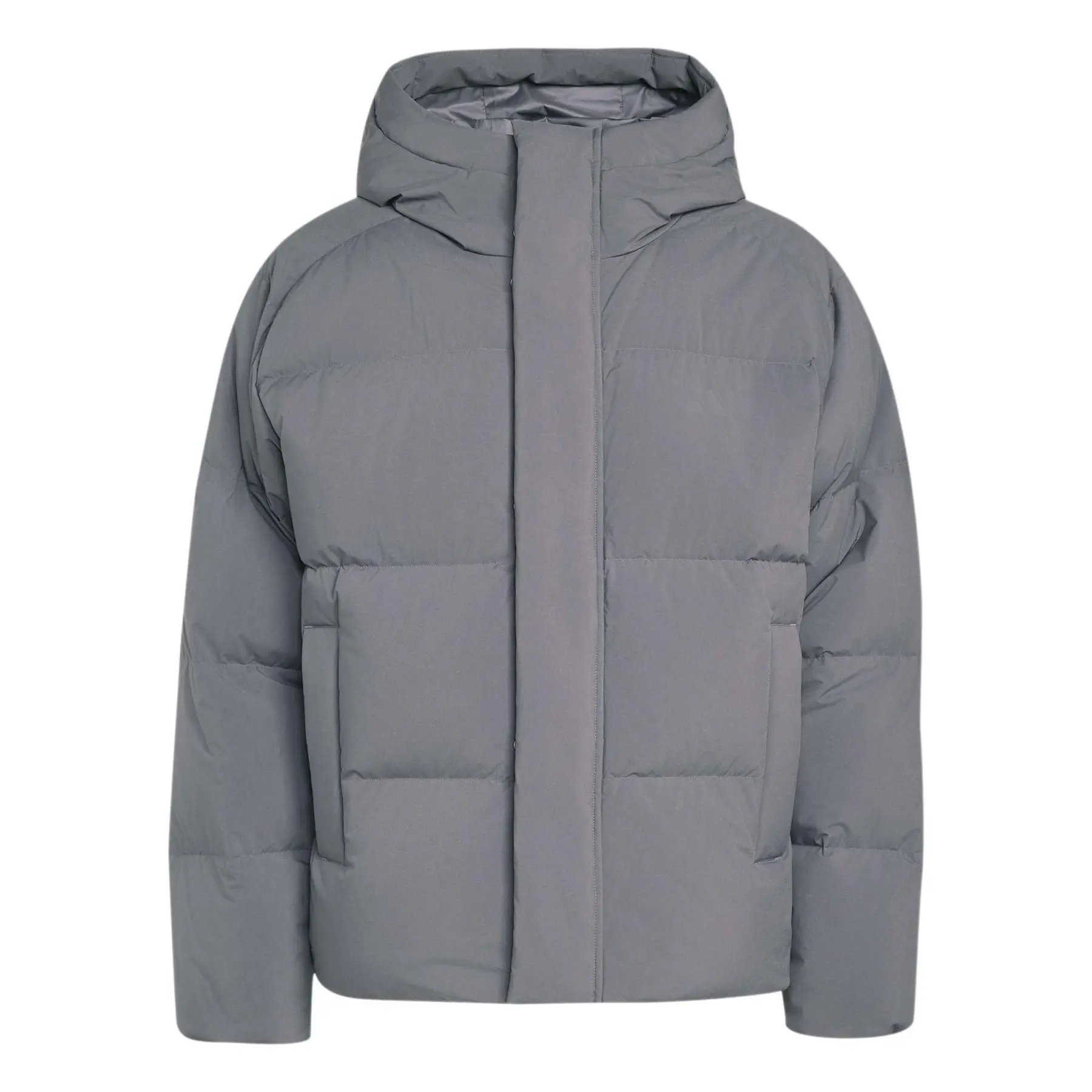 Adidas Men's Gris Puffer Jacket Helionic Down