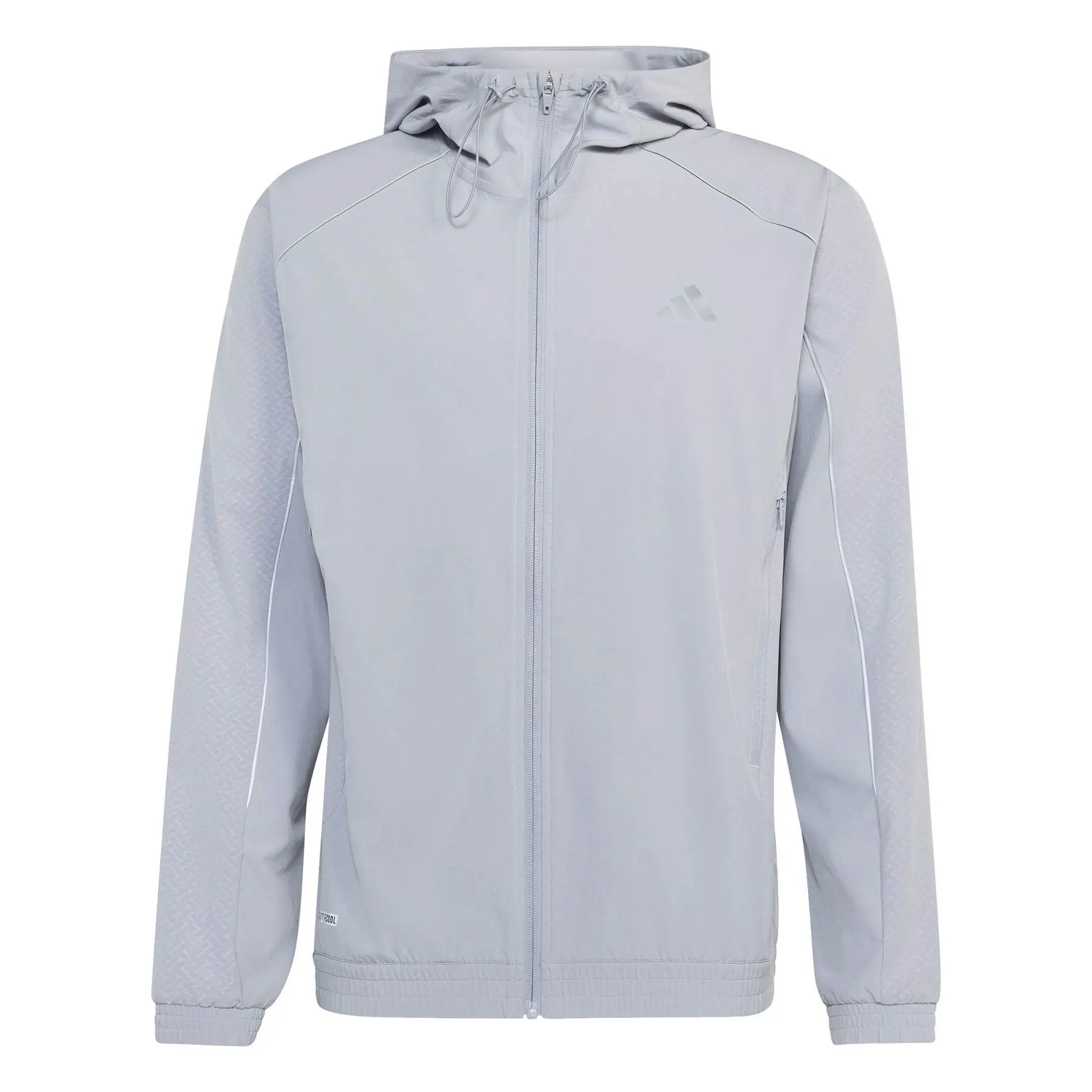 Adidas Men's Gris Tracksuit Jacket Tech Apparel