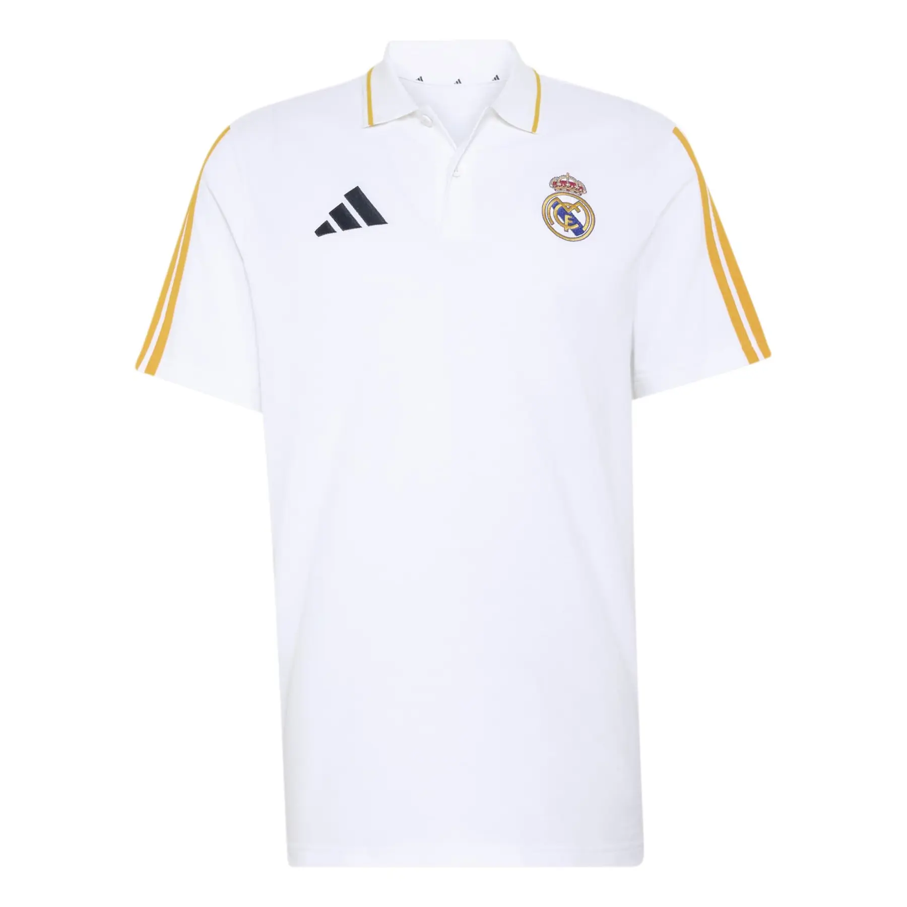 Adidas Men's Blanc Real Madrid Polo Shirt Dna 2026/27