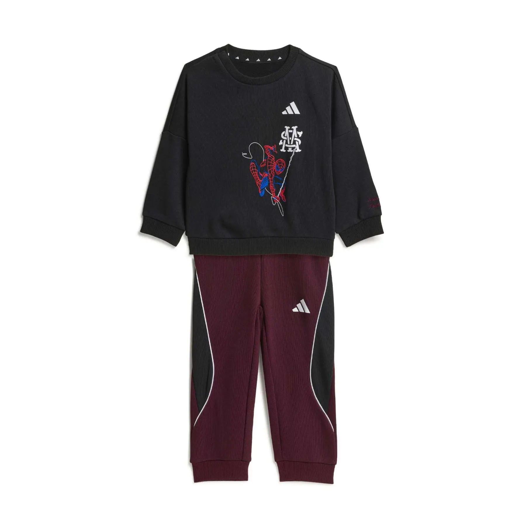Adidas Unisex Infant Noir Baby Tracksuit Marvel Spider Man