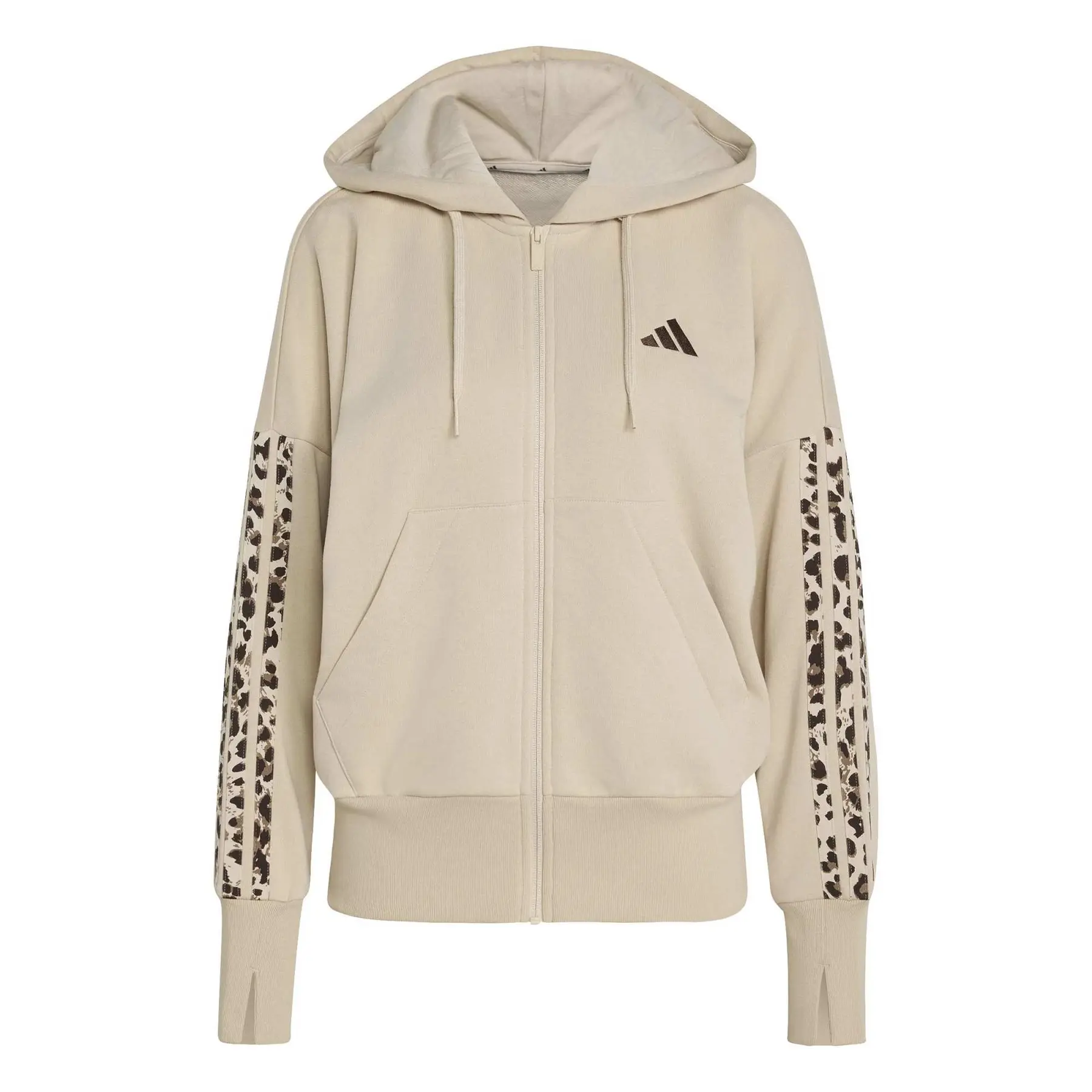 Felpa con cappuccio da donna adidas Essentials 3-Stripes
