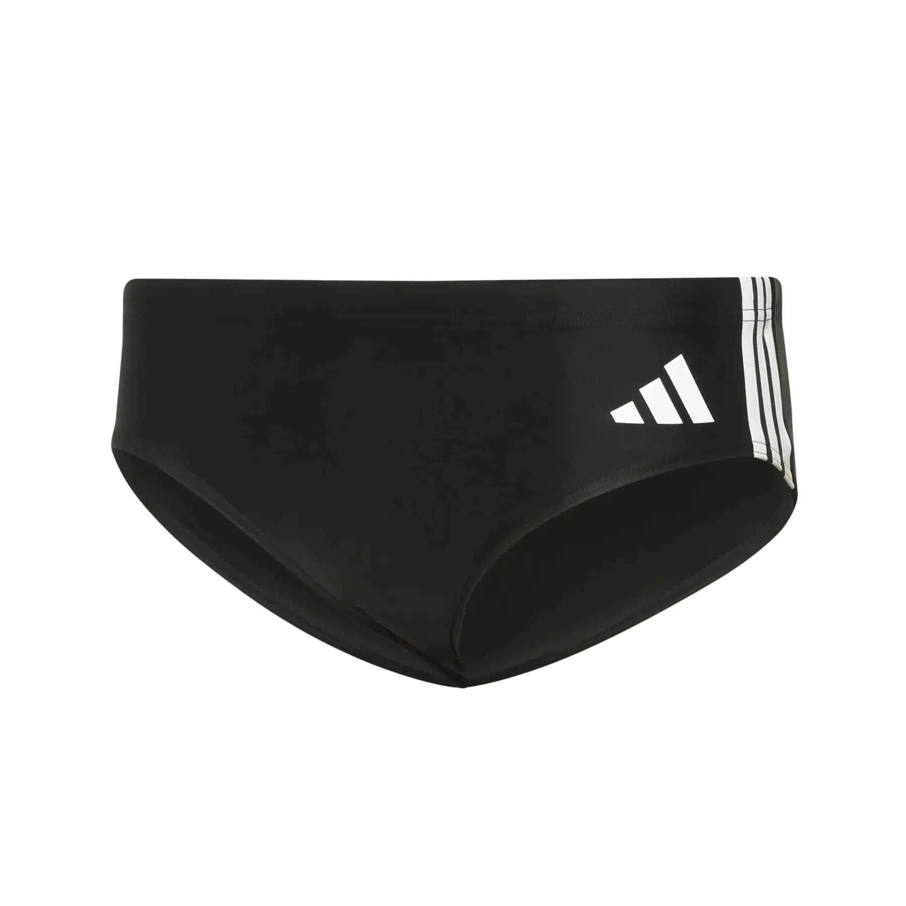 Adidas Men's Noir Swim Trunks 3-Stripes