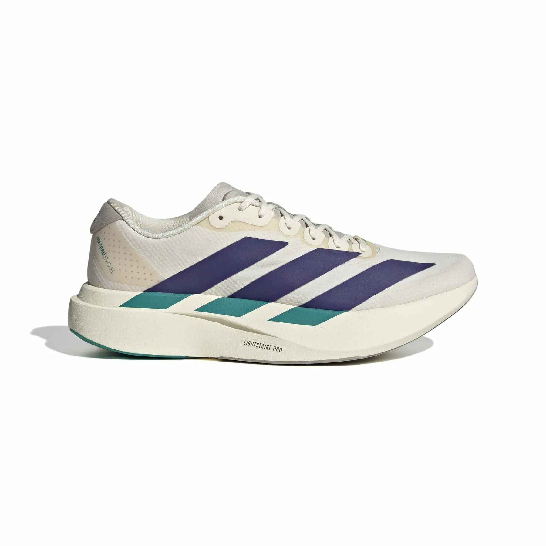 Adidas Men's Blanc Running Shoes Adizero Evo Sl