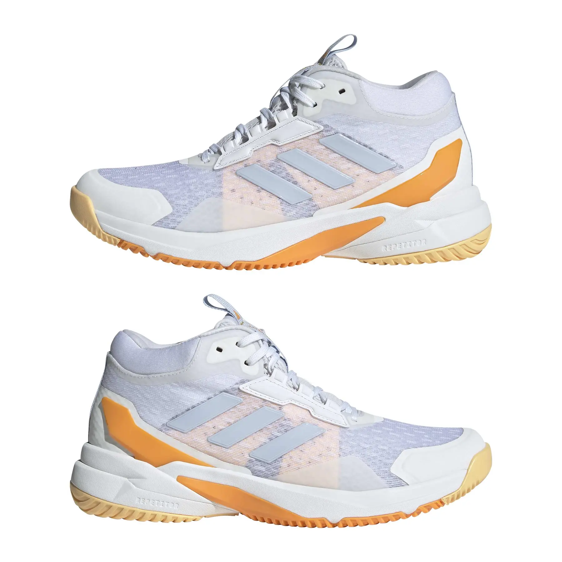 Adidas Femme Chaussures indoor Crazyflight 6 mid, Blanc, Taille 38