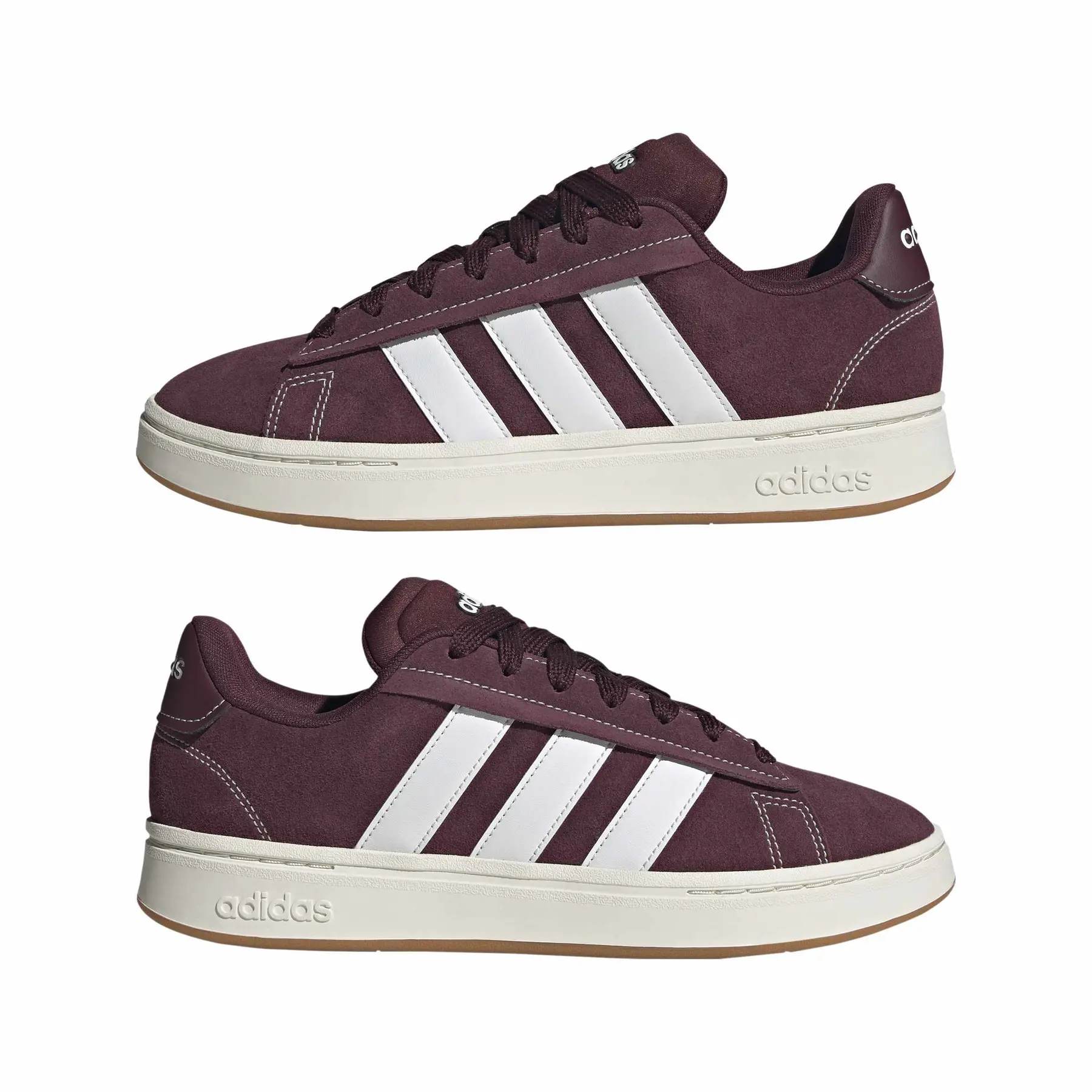 adidas gazelle silver green womens adidas Campus ADV Skateboard Shoe - Maroon/Yellow/White main image 0