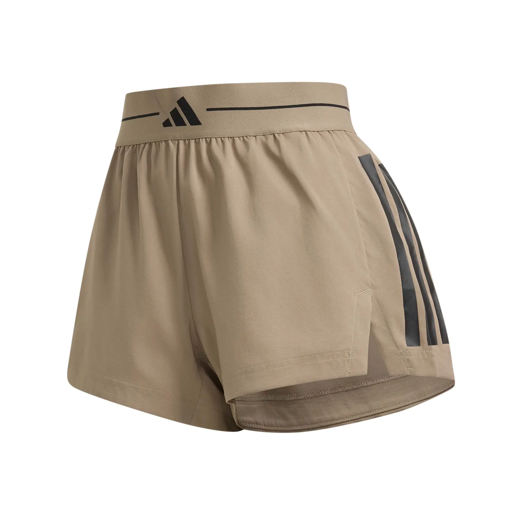 Shorts für Damen adidas Hyperglam 3-Stripes Light