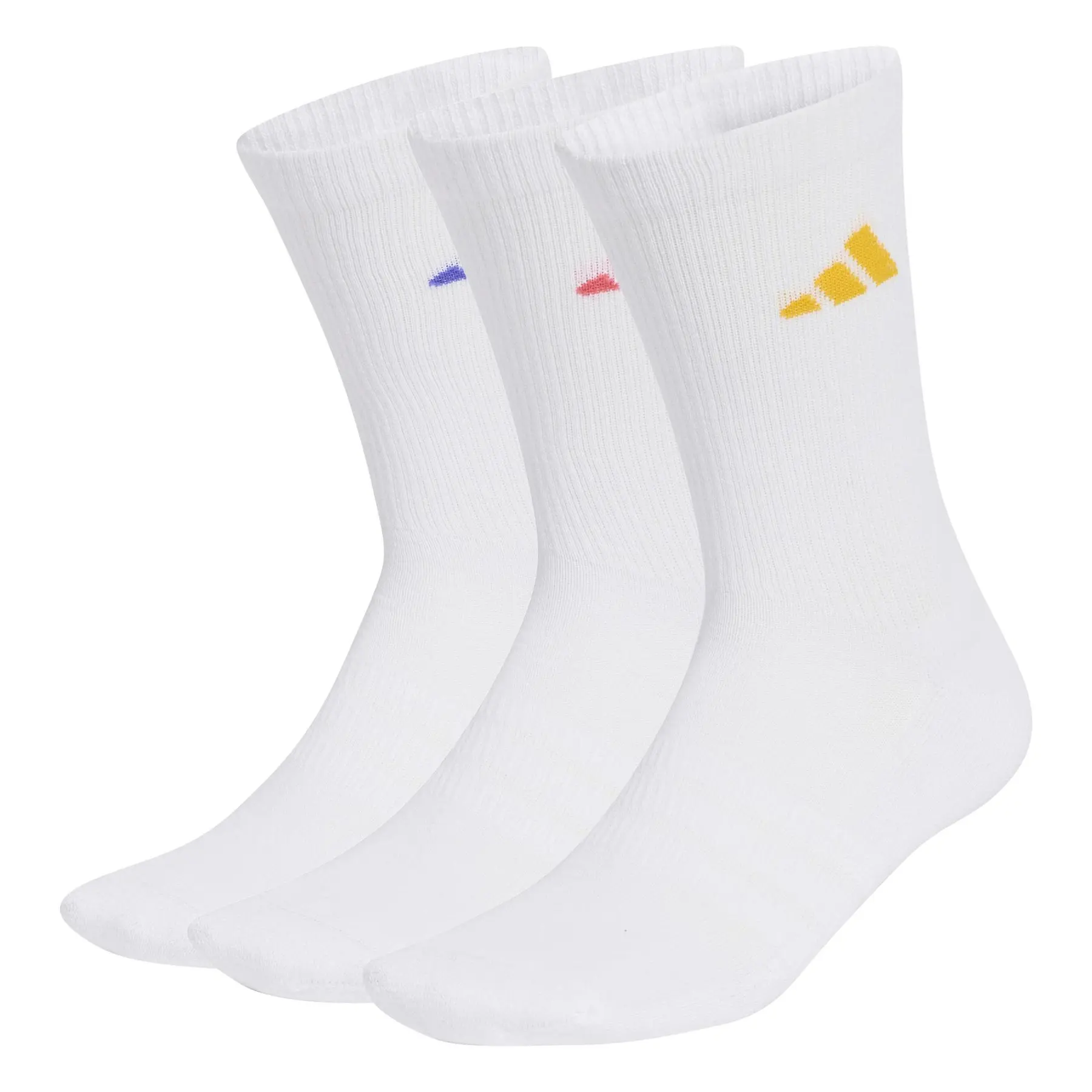 Adidas Blanc Chaussettes Cushioned Crew (X3)