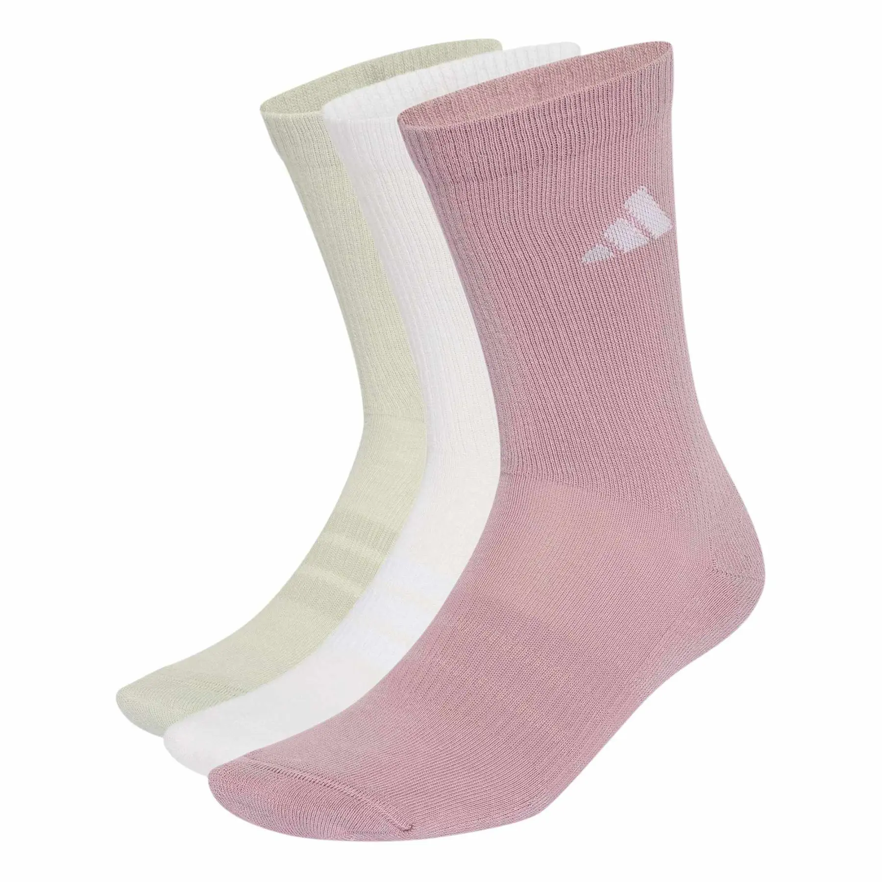 Adidas Violet Padded Mid-Calf Socks (X3)