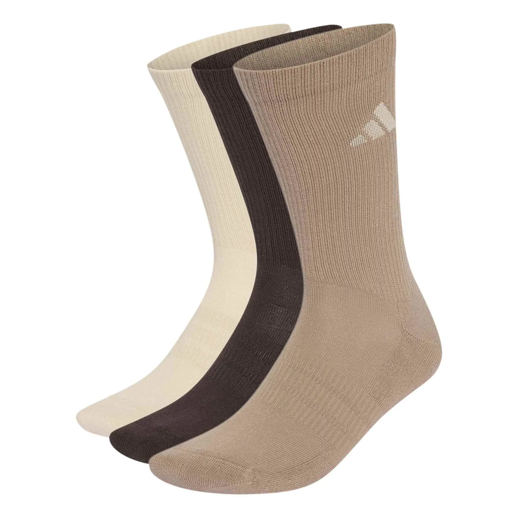 Adidas Beige Chaussettes Cushioned Crew (X3)