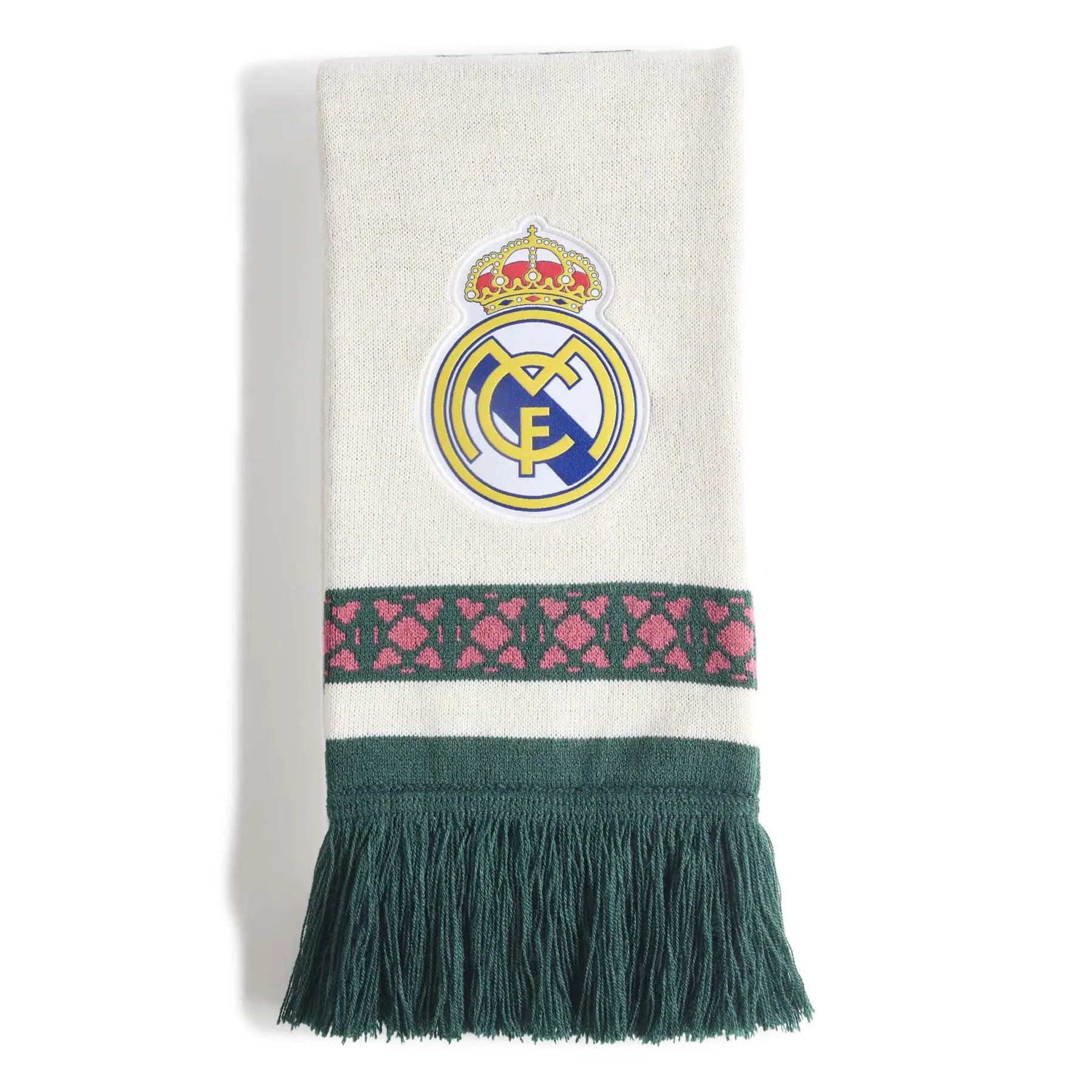 Adidas Unisex Blanc Real Madrid Scarf 2026/27