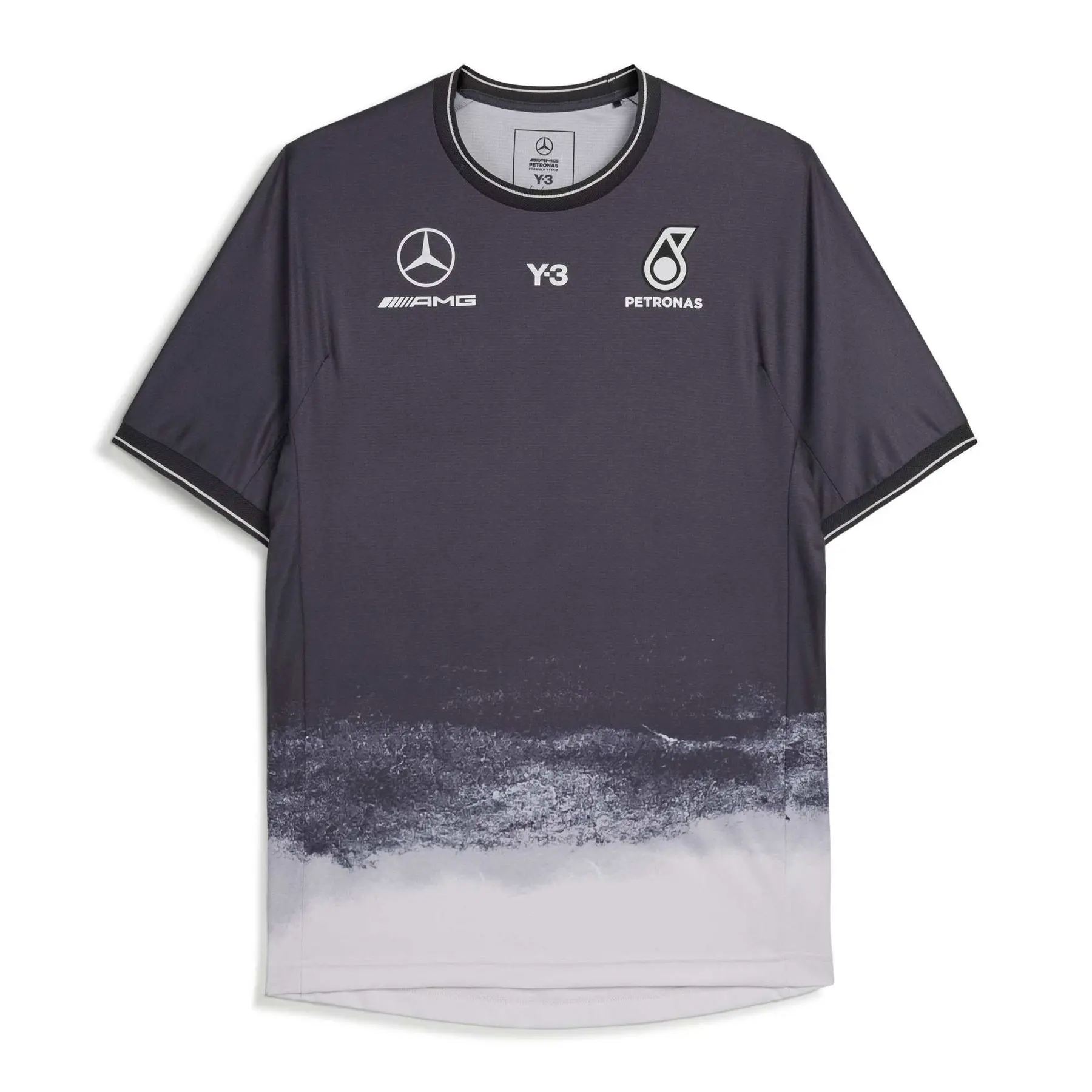 Adidas T-shirt Mercedes AMG Y-3 Petronas Formul 1 Team Mechanics, Noir, Taille L