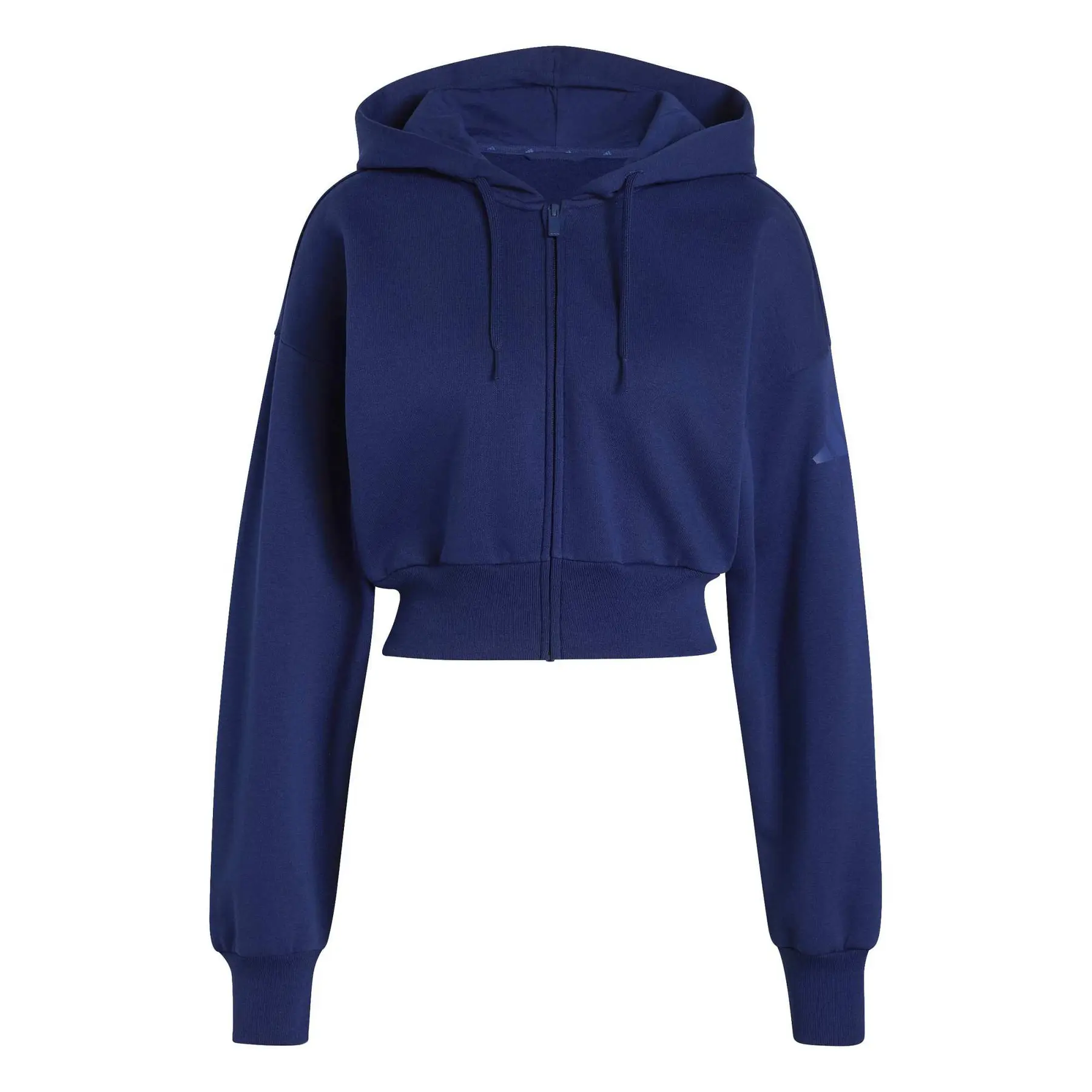 Adidas Women's Bleu Hooded Sweatshirt Essentials Contemporary
