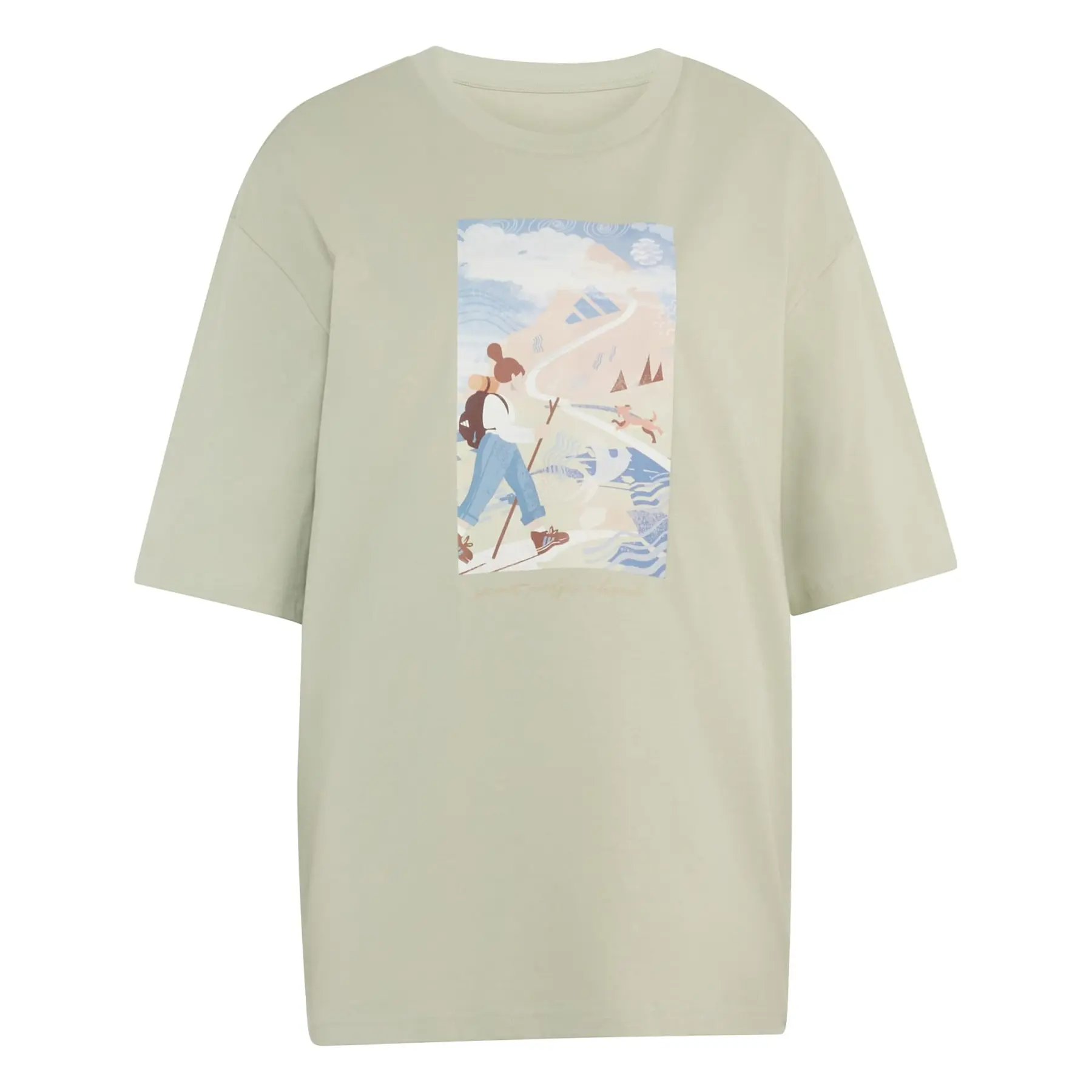 Damen T-Shirt adidas Terrex Secret Paths Ahead