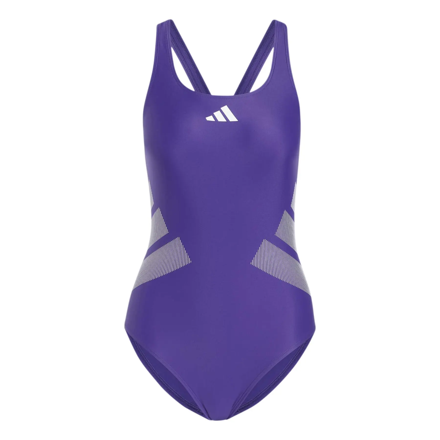 Adidas Women's Violet 1-Piece Swimsuit Logo C