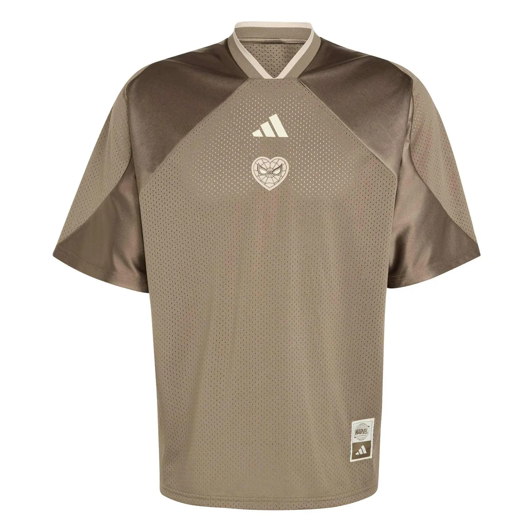 Adidas Beige Mesh Jersey Marvel Spider Man