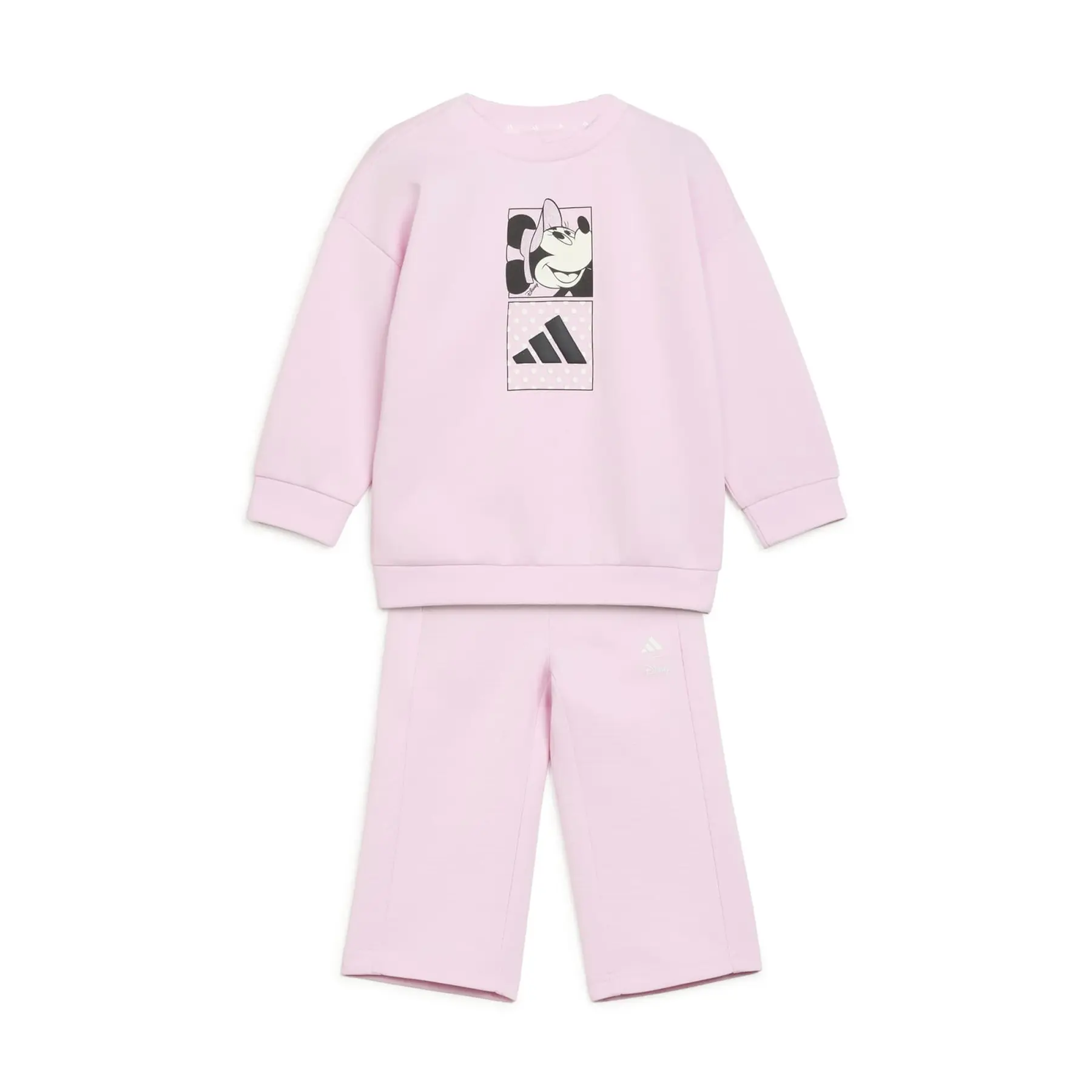 Adidas Women's Rose Baby Girl T-Shirt Set Disney Minnie Mouse