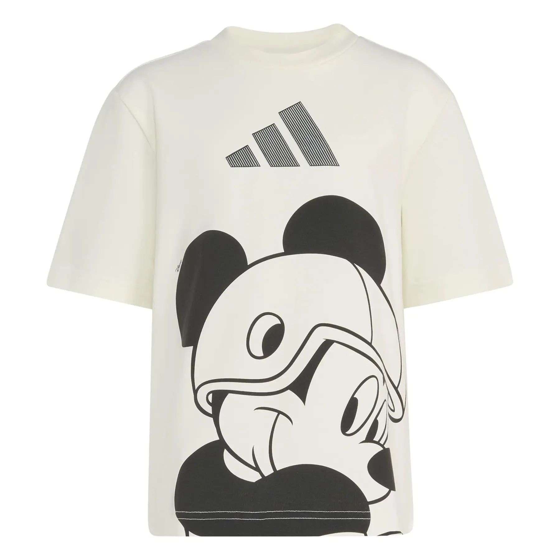 Adidas Unisex Kids Blanc Children's T-Shirt Disney Mickey Mouse