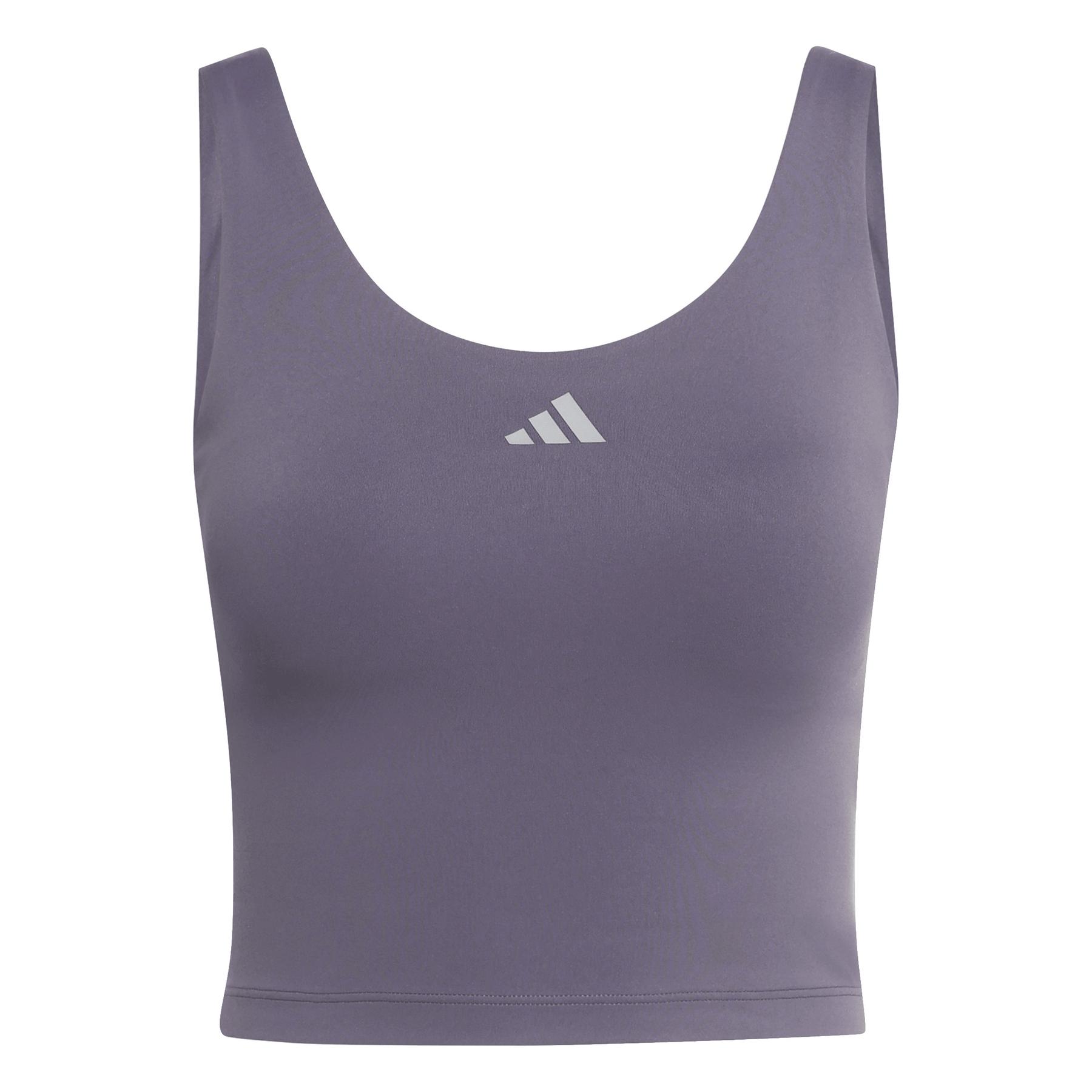 Canottiera da donna adidas Studio All Me 3-Stripes
