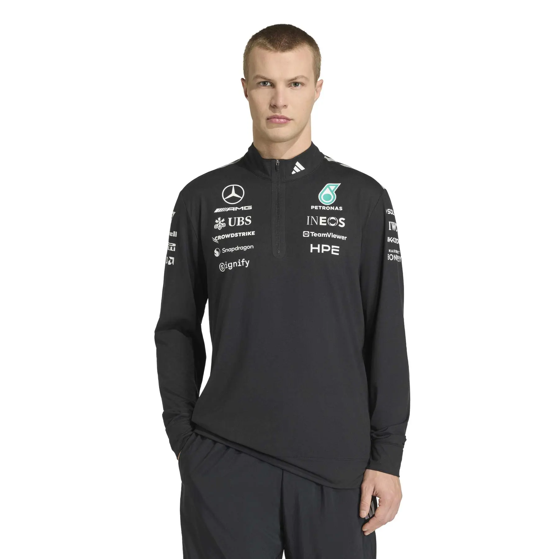Mercedes AMG 1/4 zip sweatshirt Petronas Formula One Team