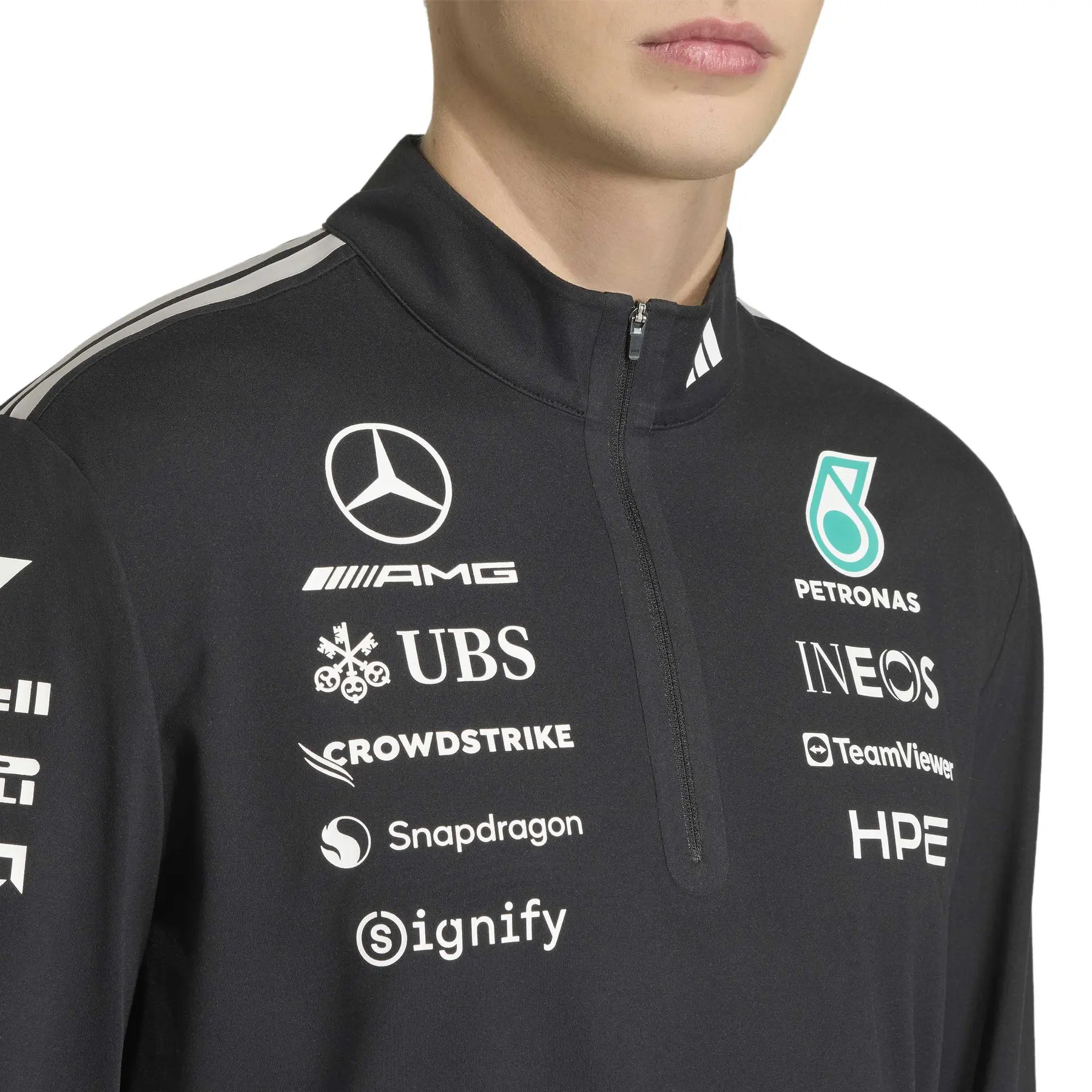 Mercedes AMG 1/4 zip sweatshirt Petronas Formula One Team