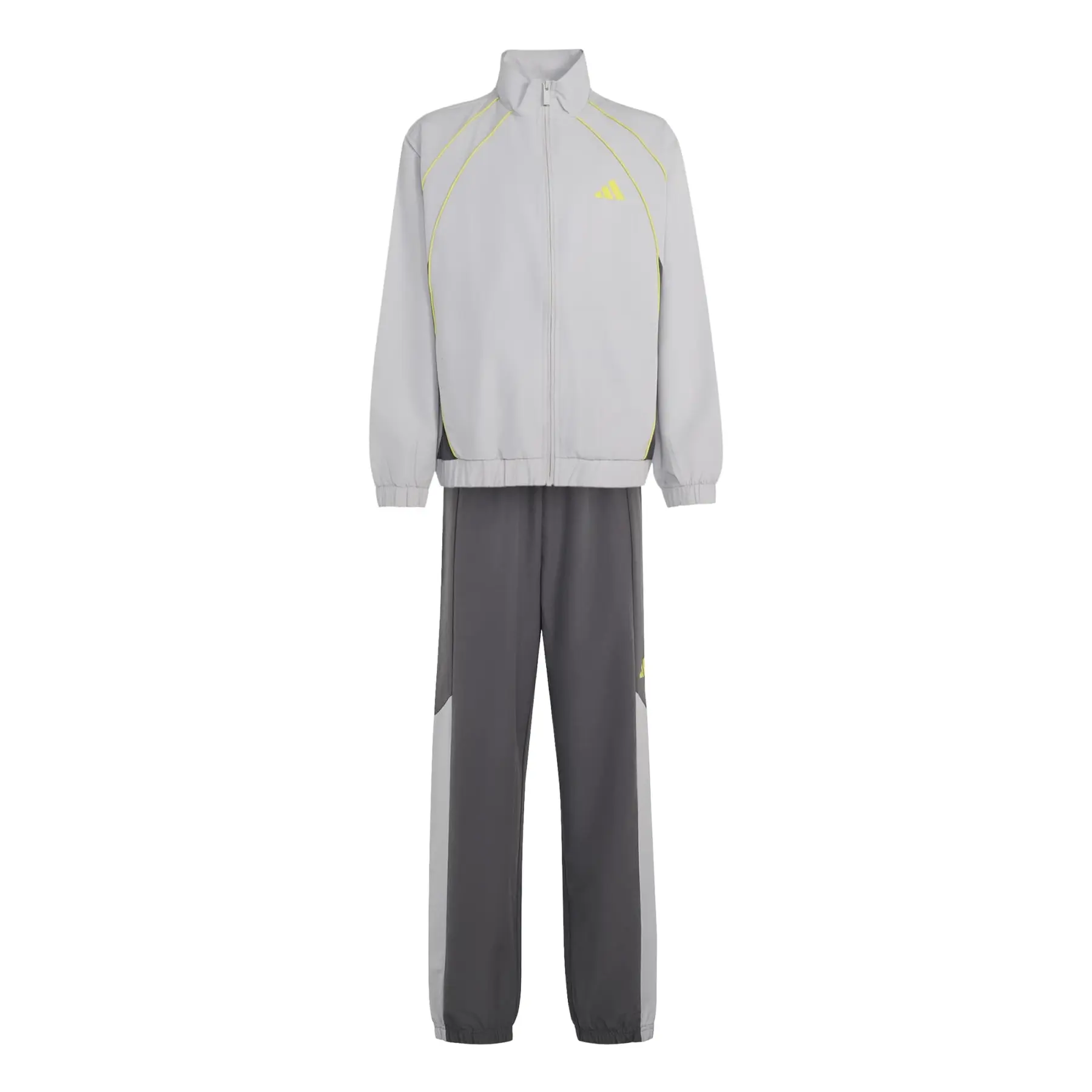 Adidas Unisex Kids Gris Children's Tracksuit Color Block