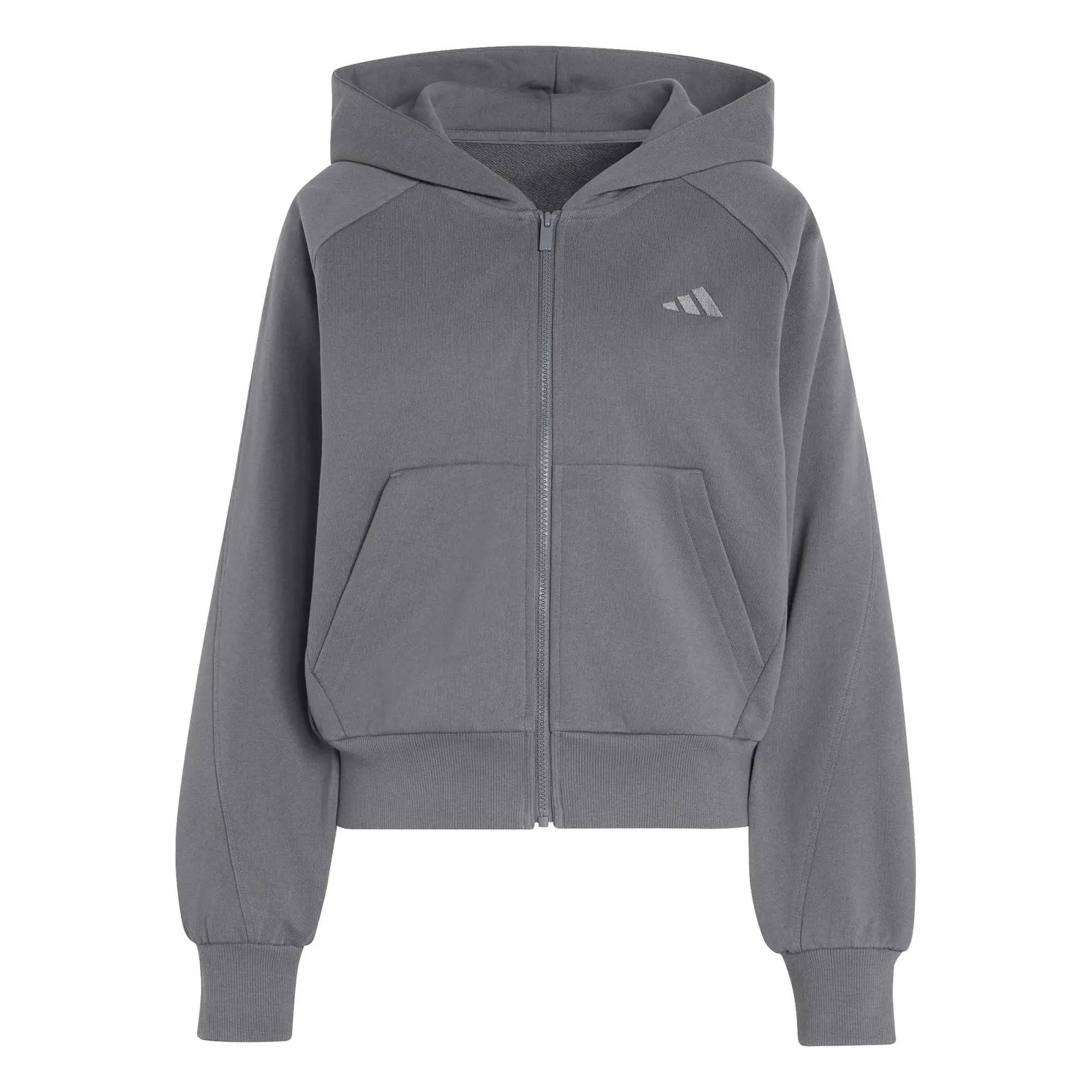 Felpa con cerniera a cappuccio da donna adidas Small Logo