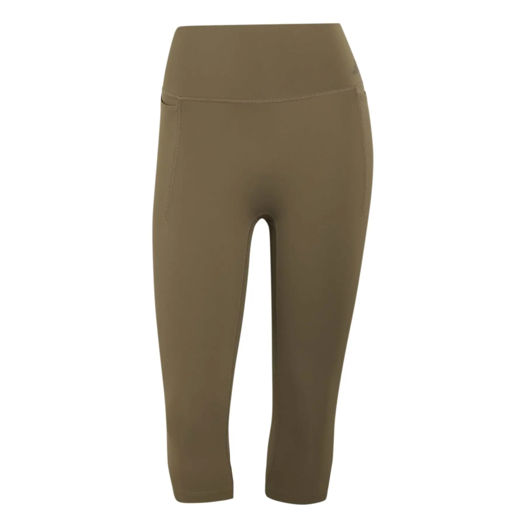adidas - Tights sportivi, lunghi, per donna, Cachi, Größe L