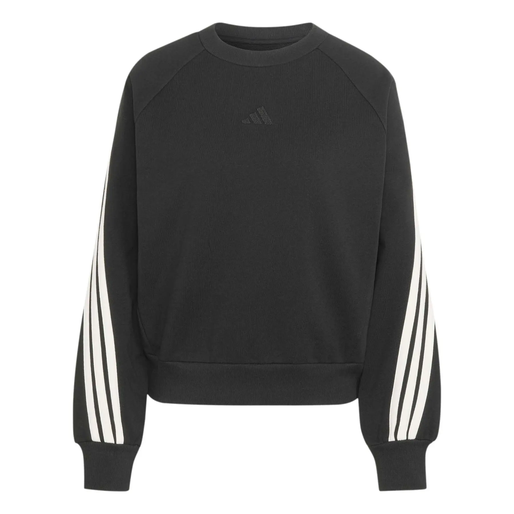 Adidas Women's Noir Sweatshirt Woman 3-Stripes