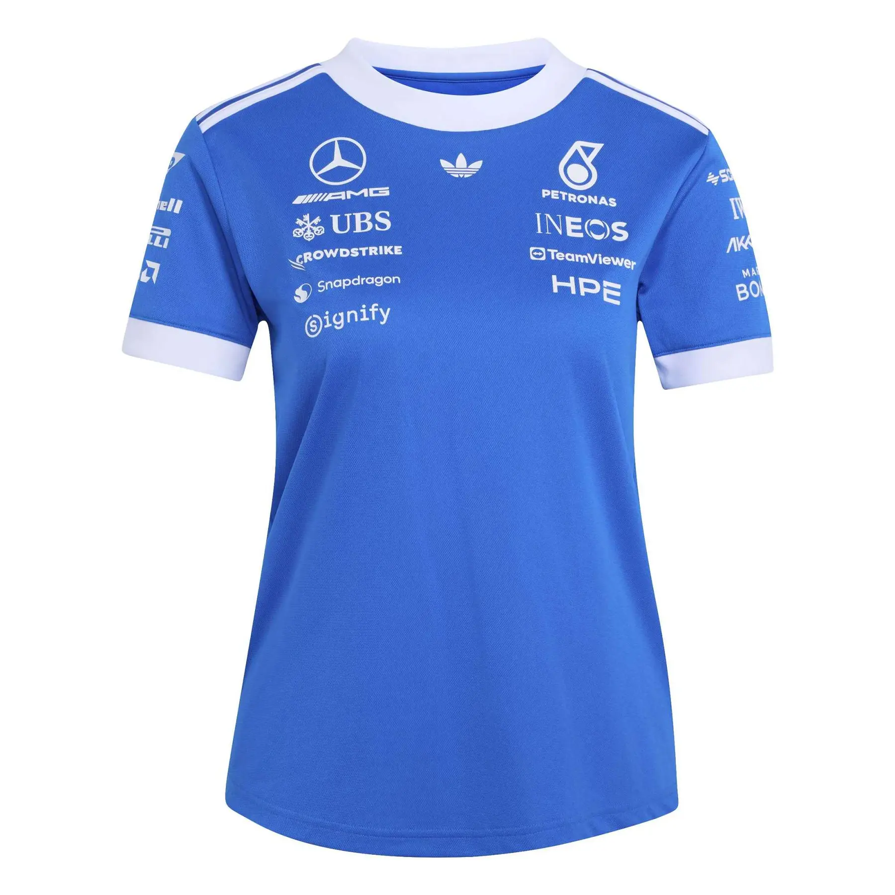 Maglia da donna adidas Mercedes AMG Petronas de Formula 1 Team Blue Wonder