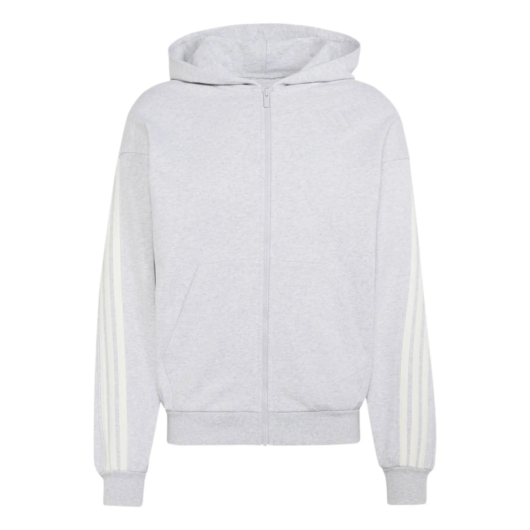 Felpa con cerniera a cappuccio adidas 3-Stripes