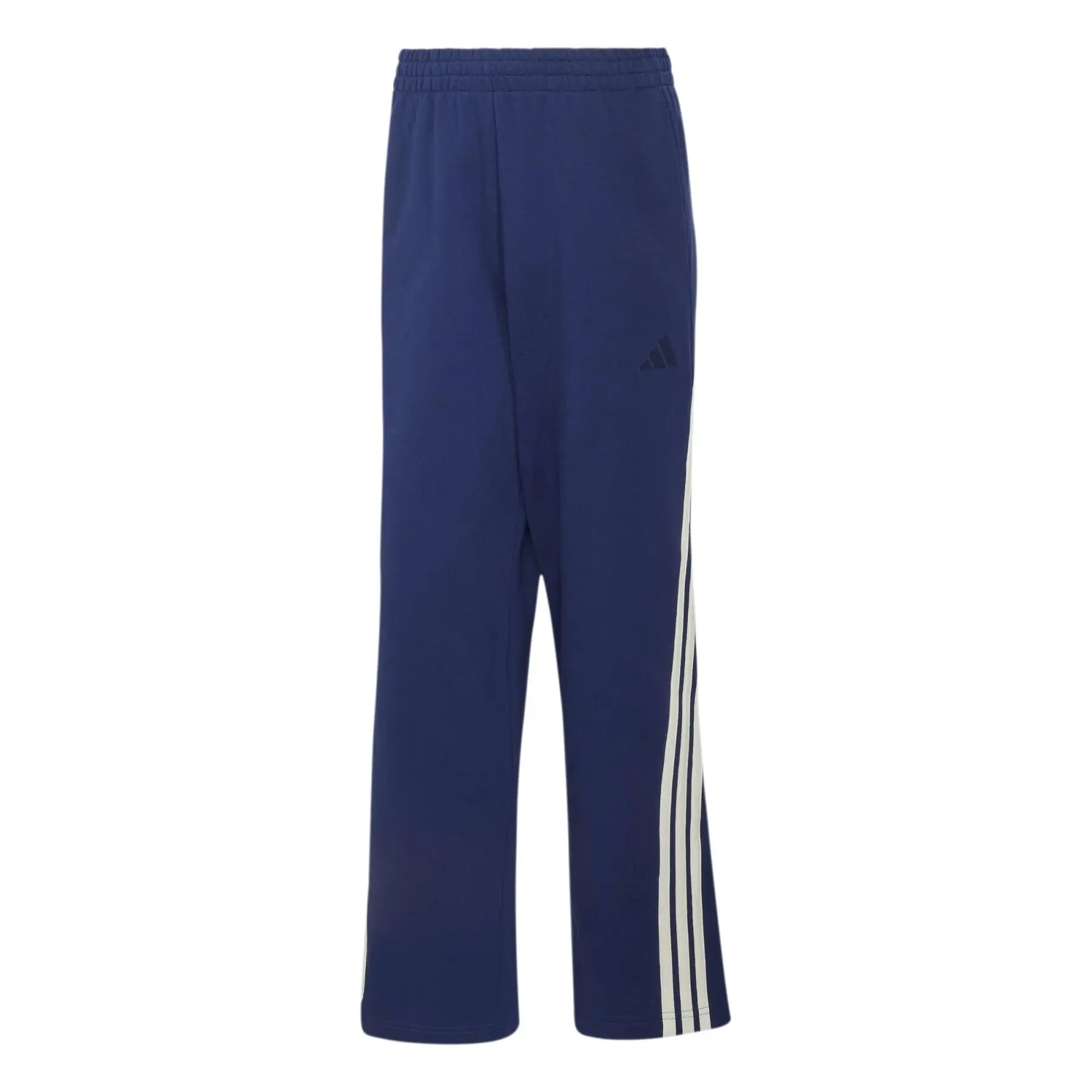 Adidas Bleu Baggy Joggers 3-Stripes