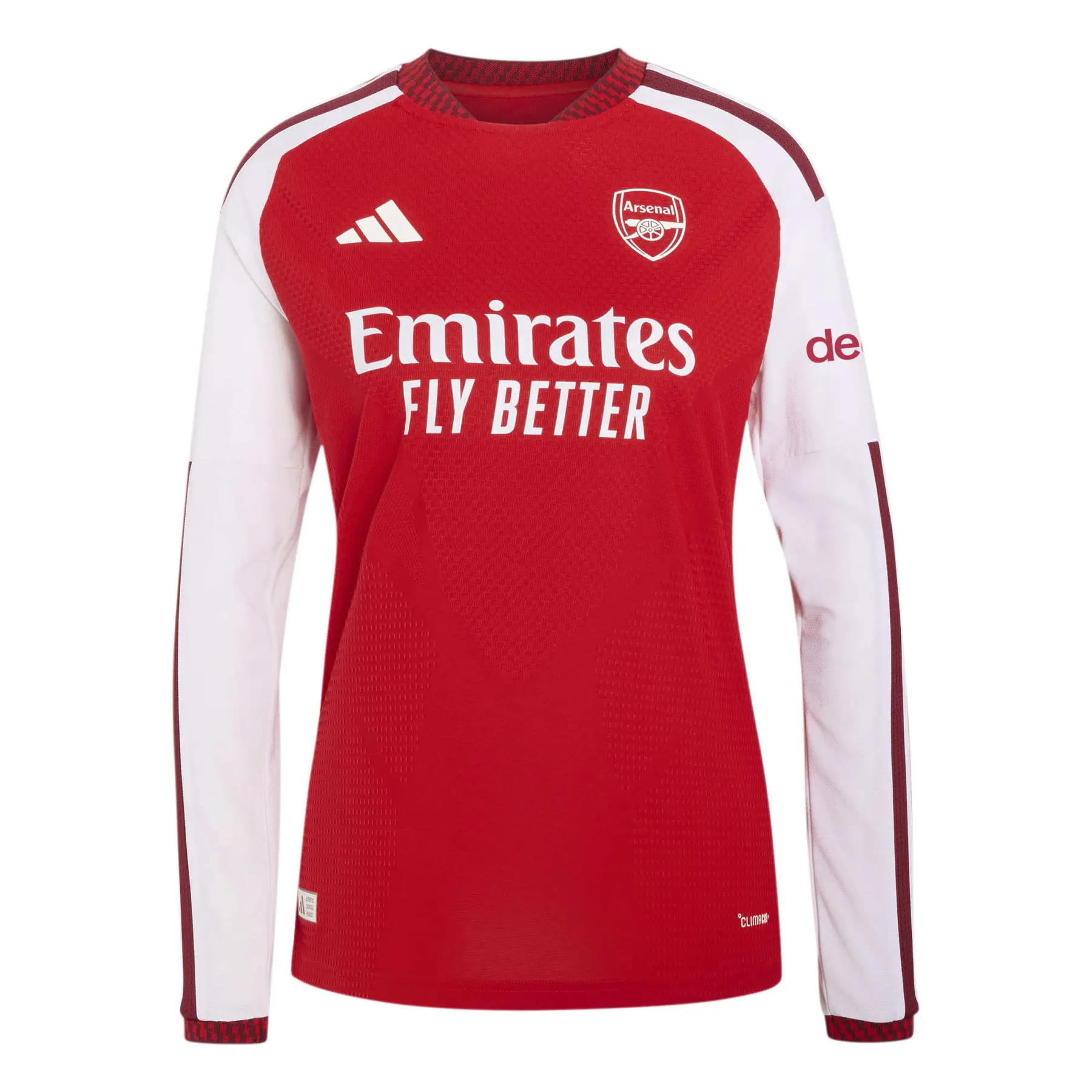 Arsenal Damen Authentisches Heimtrikot mit langen Ärmeln 2026/27 - Rouge - female - Size: 2XL